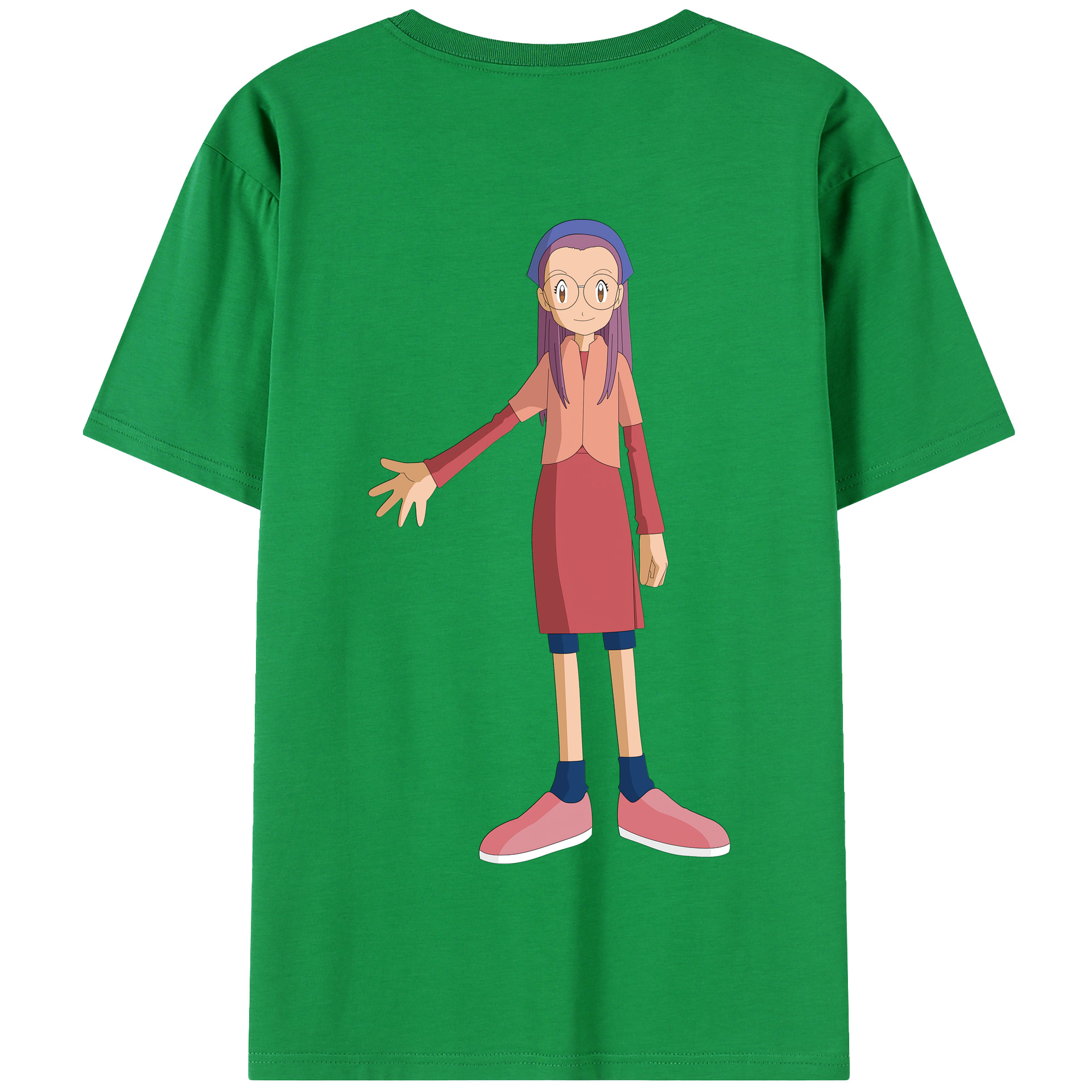 （画像用） Digimon デジタルモンスター/デジモン 綿100％半袖Tシャツ（背面プリント）