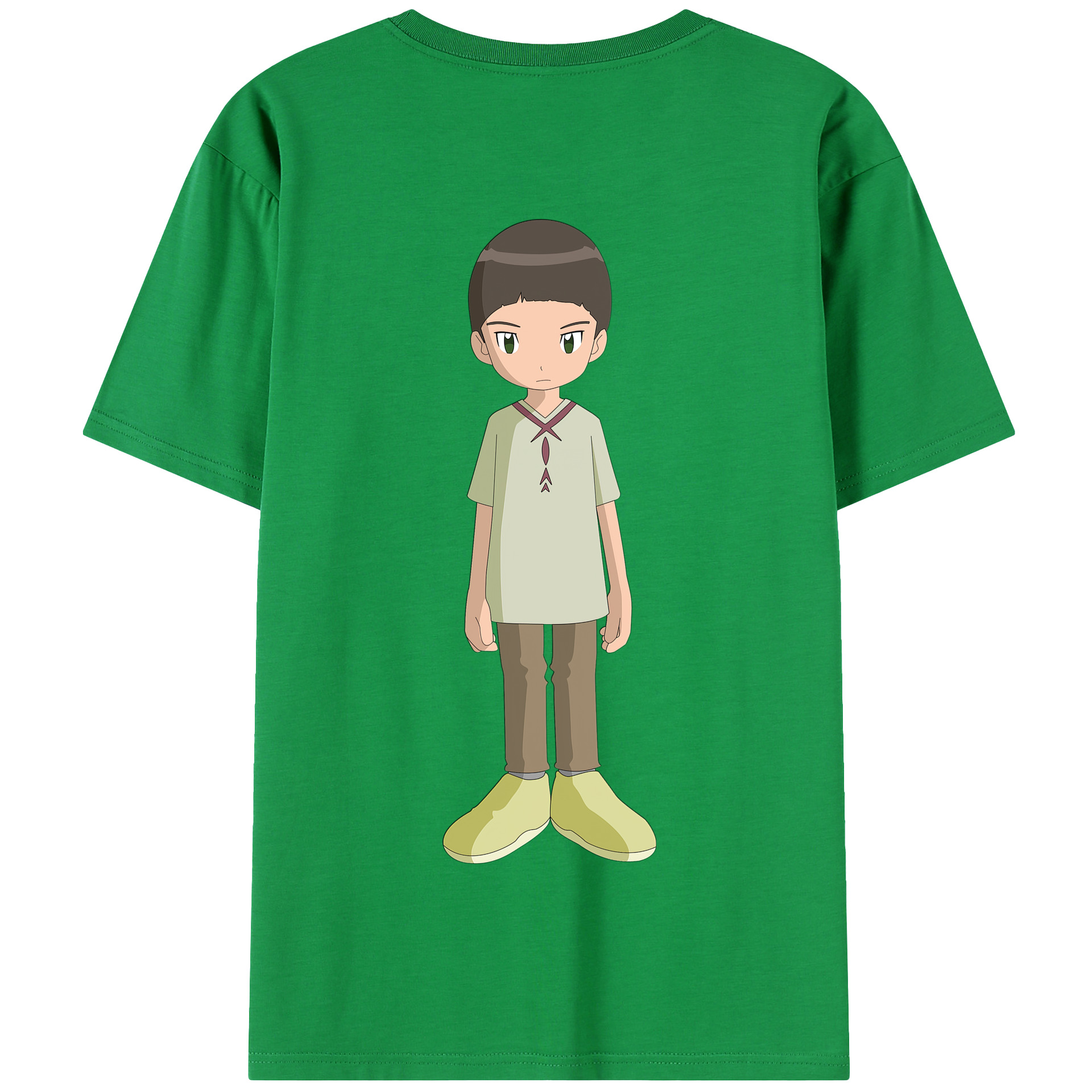 （画像用） Digimon デジタルモンスター/デジモン 綿100％半袖Tシャツ（背面プリント）