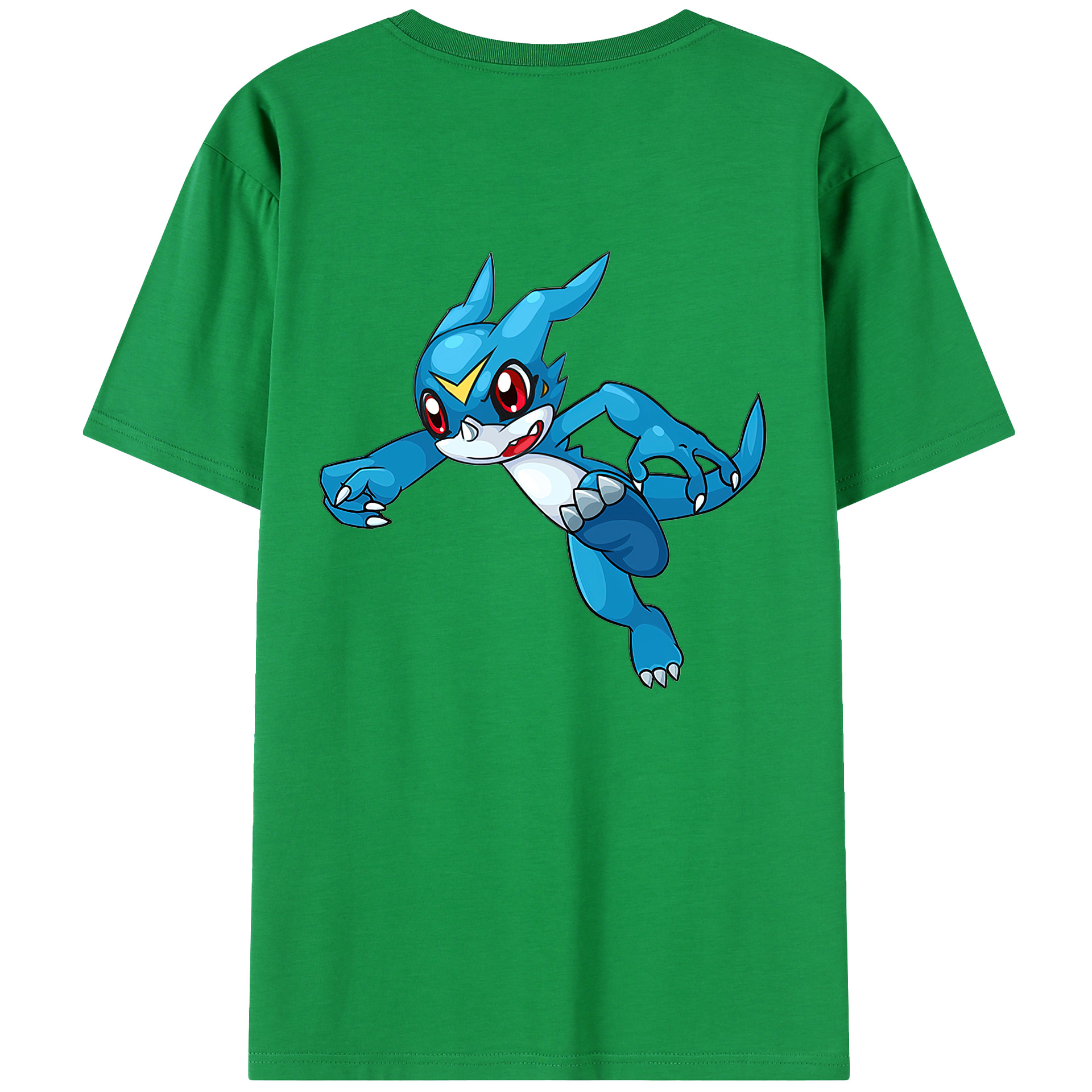 （画像用） Digimon デジタルモンスター/デジモン 綿100％半袖Tシャツ（背面プリント）