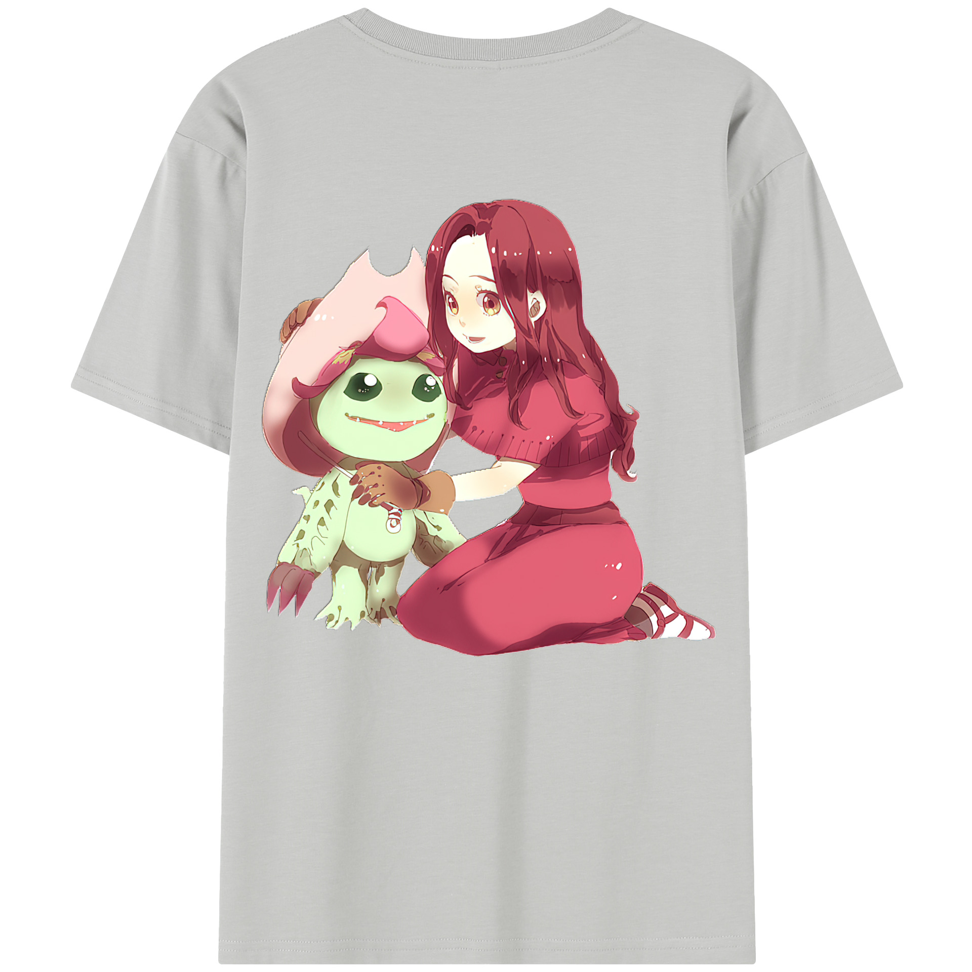 （画像用） Digimon デジタルモンスター/デジモン 綿100％半袖Tシャツ（背面プリント）