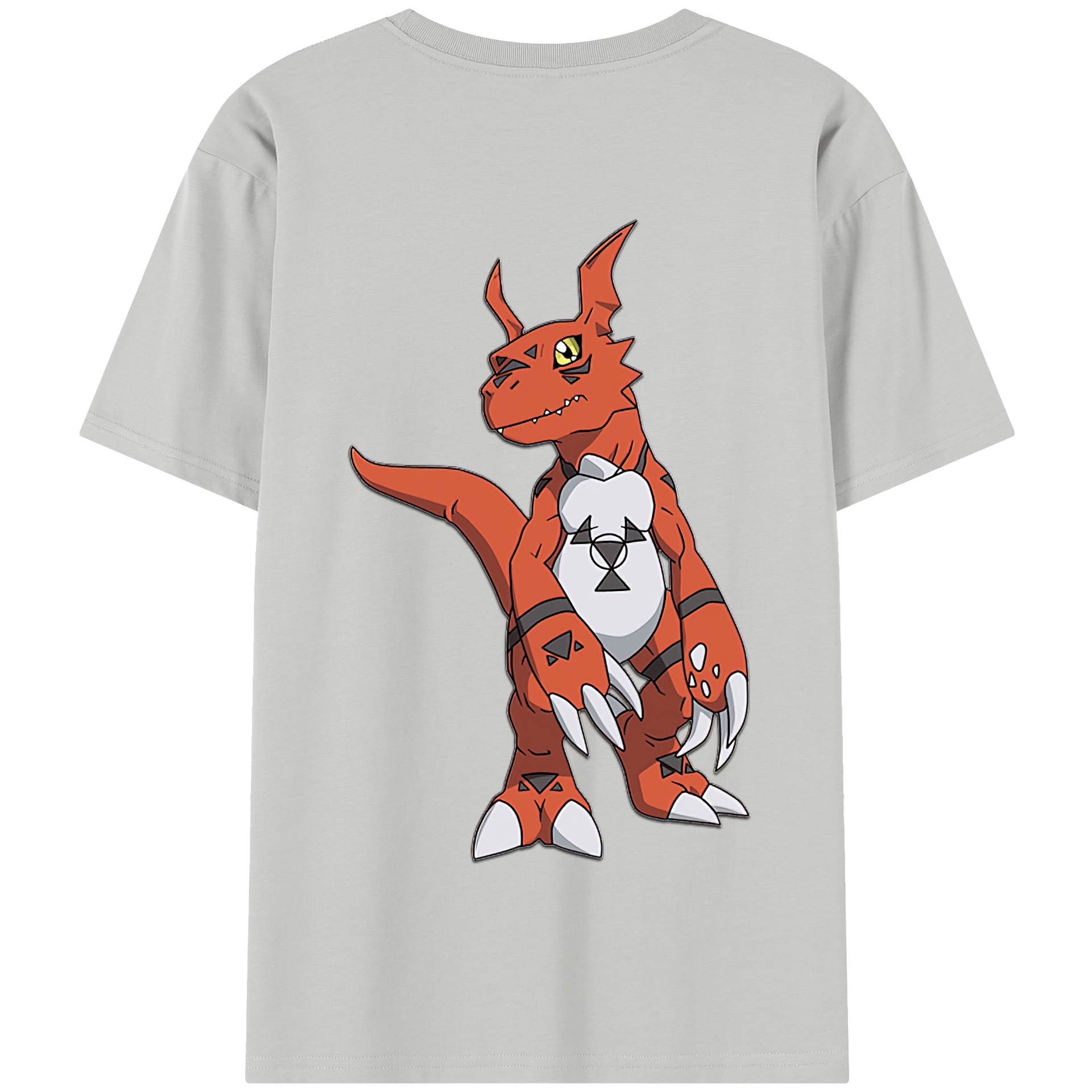 （画像用） Digimon デジタルモンスター/デジモン 綿100％半袖Tシャツ（背面プリント）