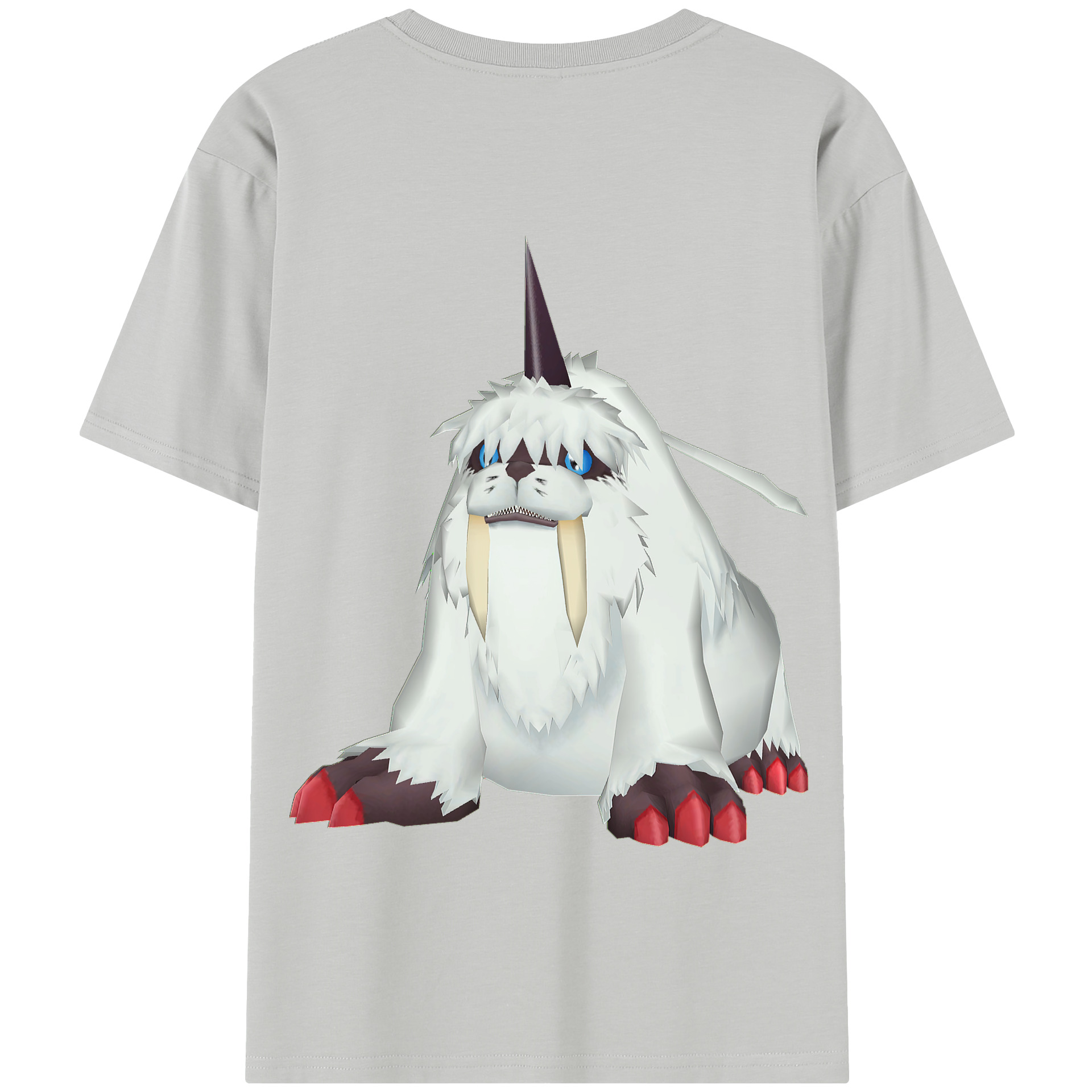 （画像用） Digimon デジタルモンスター/デジモン 綿100％半袖Tシャツ（背面プリント）