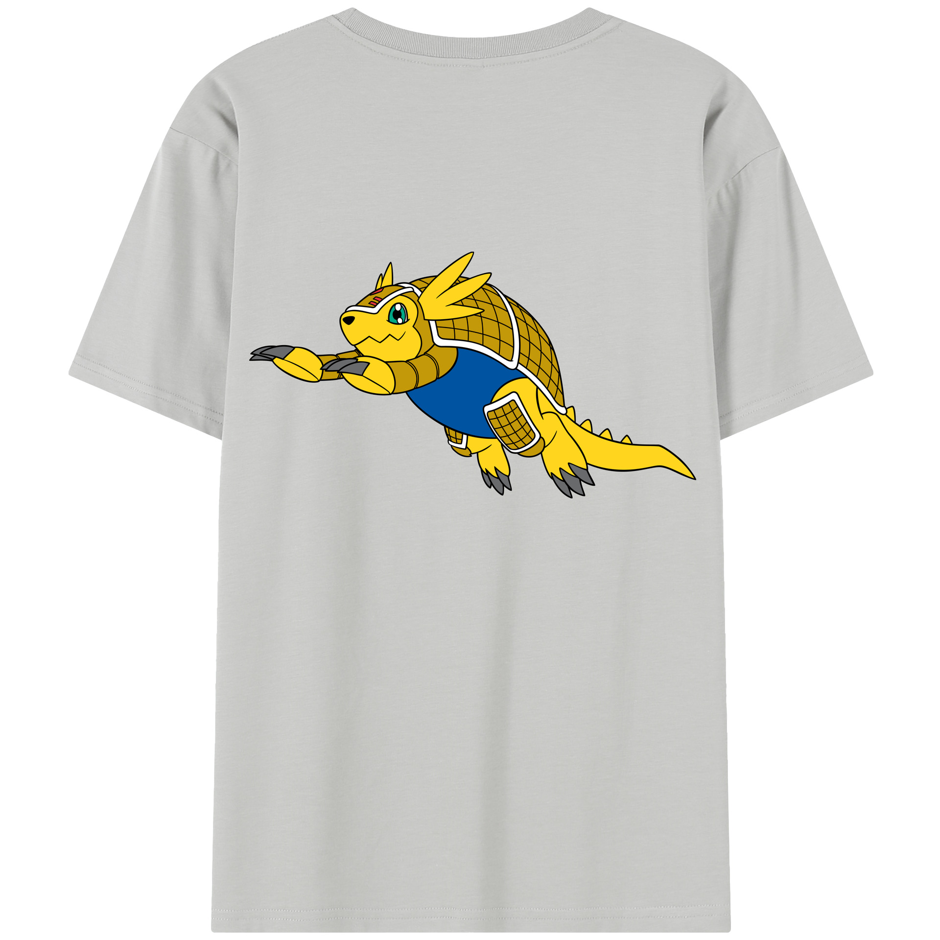 （画像用） Digimon デジタルモンスター/デジモン 綿100％半袖Tシャツ（背面プリント）