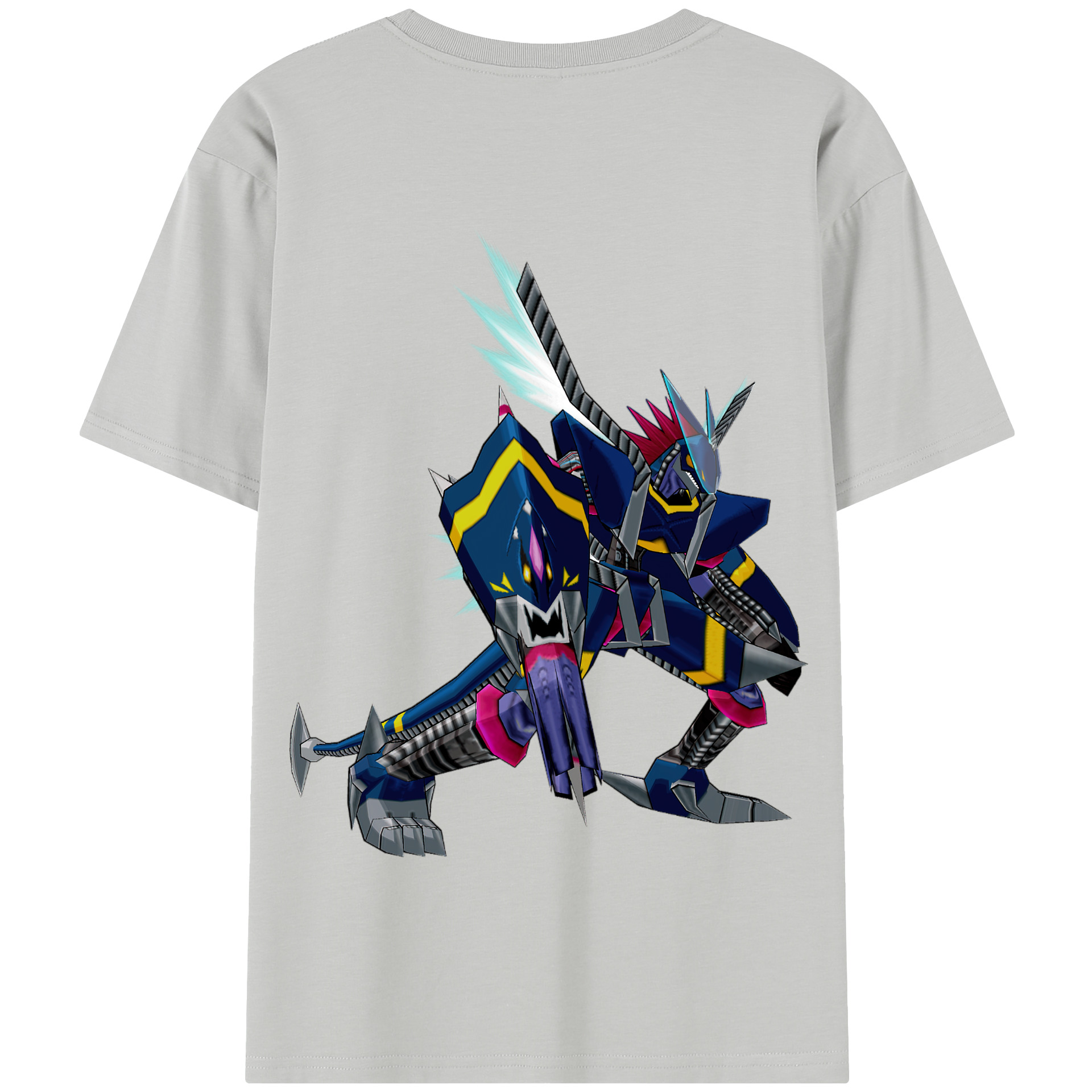 （画像用） Digimon デジタルモンスター/デジモン 綿100％半袖Tシャツ（背面プリント）
