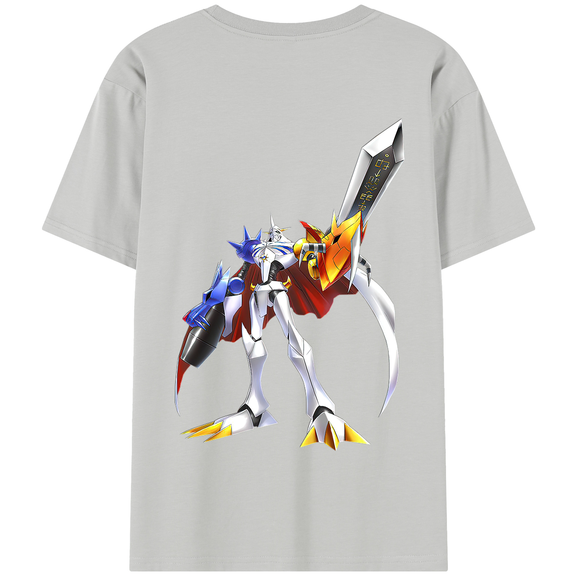 （画像用） Digimon デジタルモンスター/デジモン 綿100％半袖Tシャツ（背面プリント）