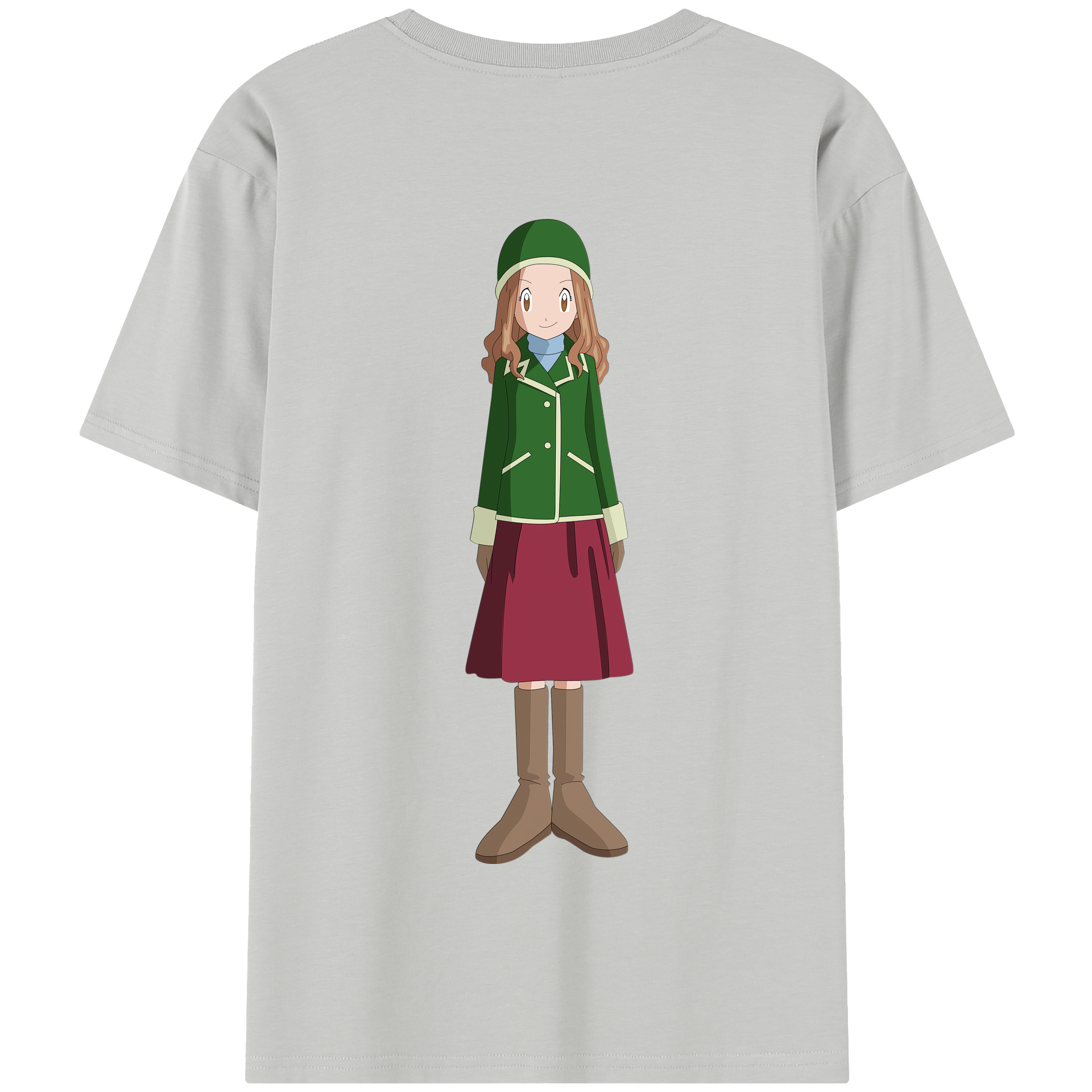 （画像用） Digimon デジタルモンスター/デジモン 綿100％半袖Tシャツ（背面プリント）