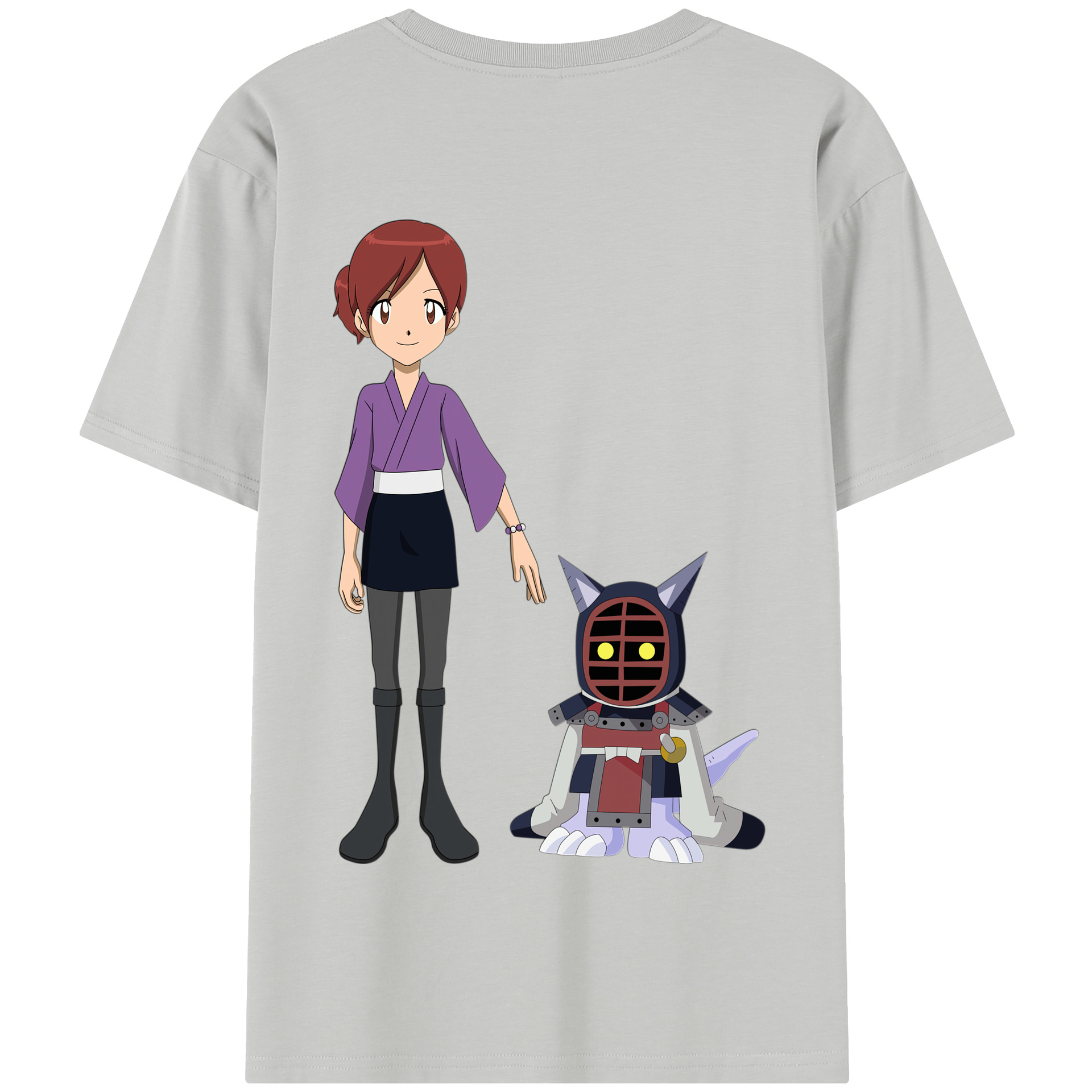 （画像用） Digimon デジタルモンスター/デジモン 綿100％半袖Tシャツ（背面プリント）