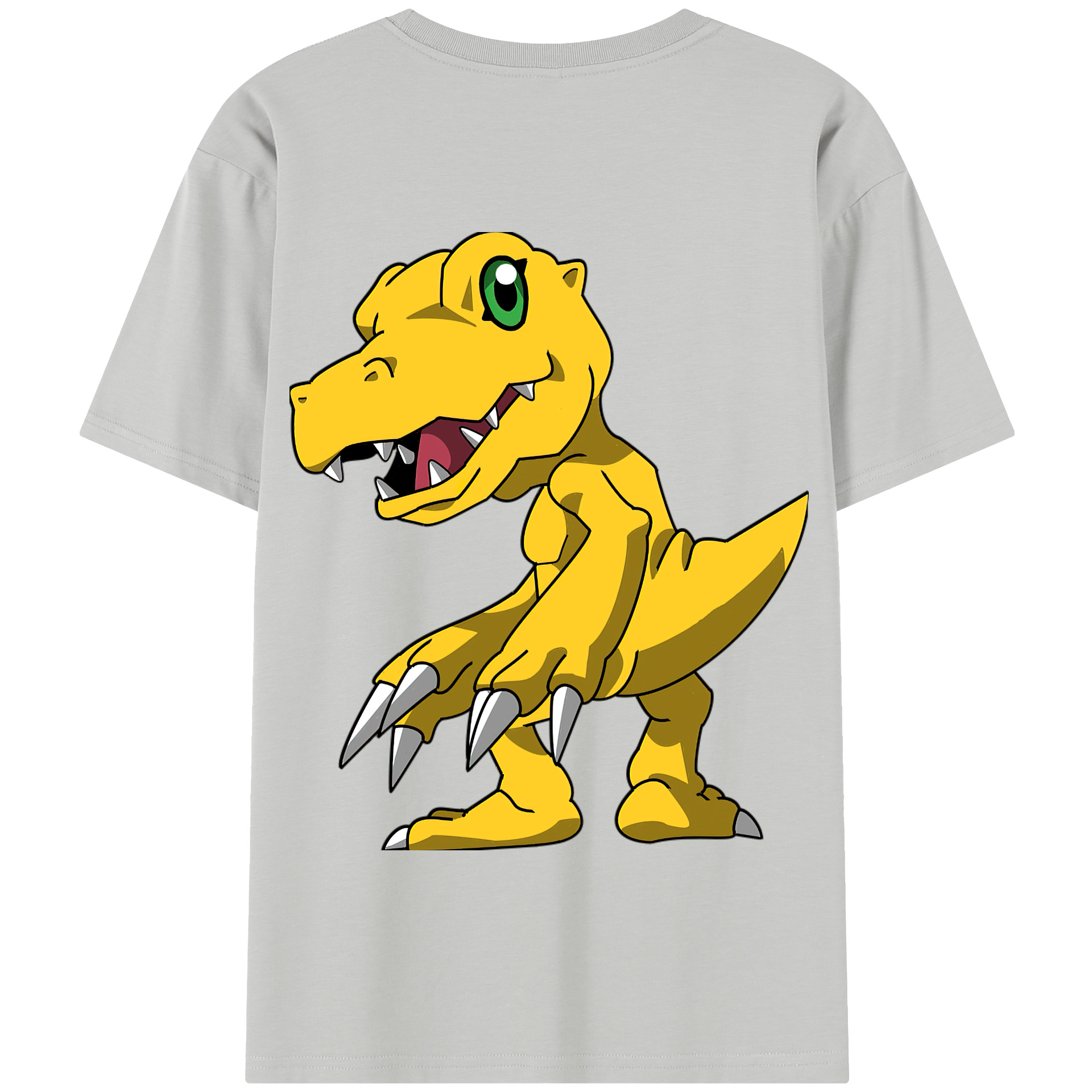 （画像用） Digimon デジタルモンスター/デジモン 綿100％半袖Tシャツ（背面プリント）