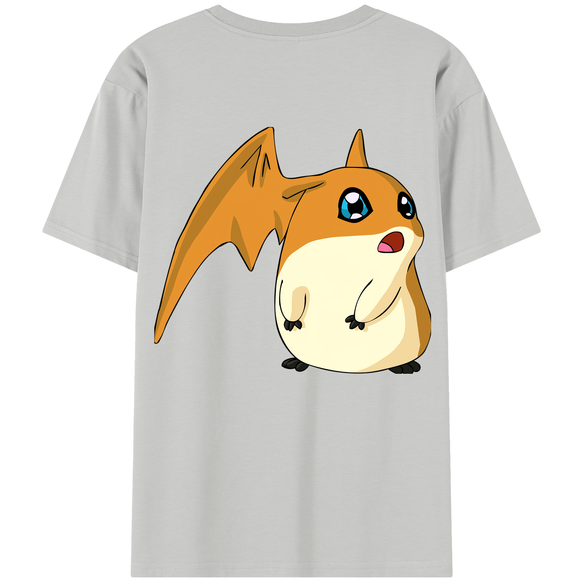 （画像用） Digimon デジタルモンスター/デジモン 綿100％半袖Tシャツ（背面プリント）