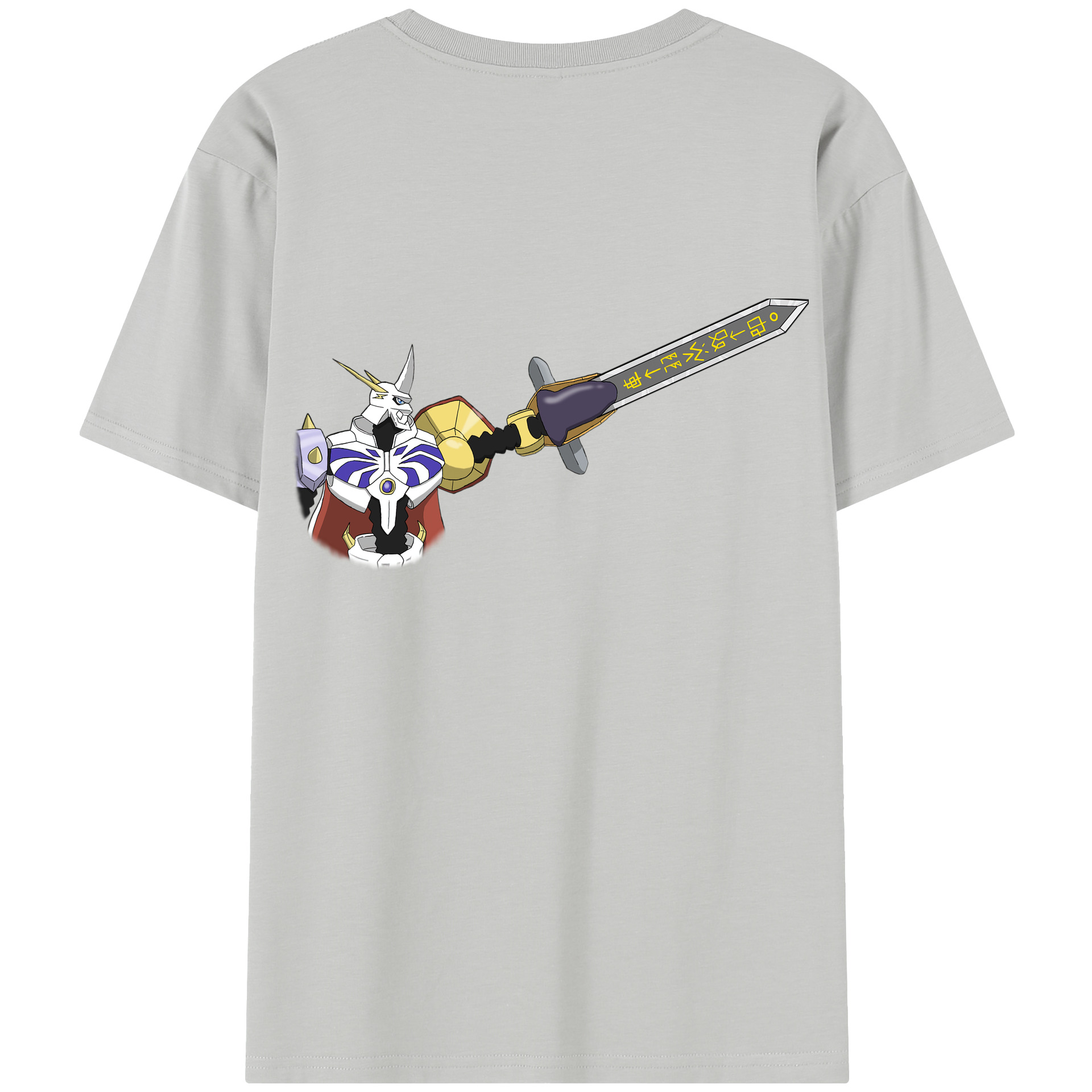 （画像用） Digimon デジタルモンスター/デジモン 綿100％半袖Tシャツ（背面プリント）
