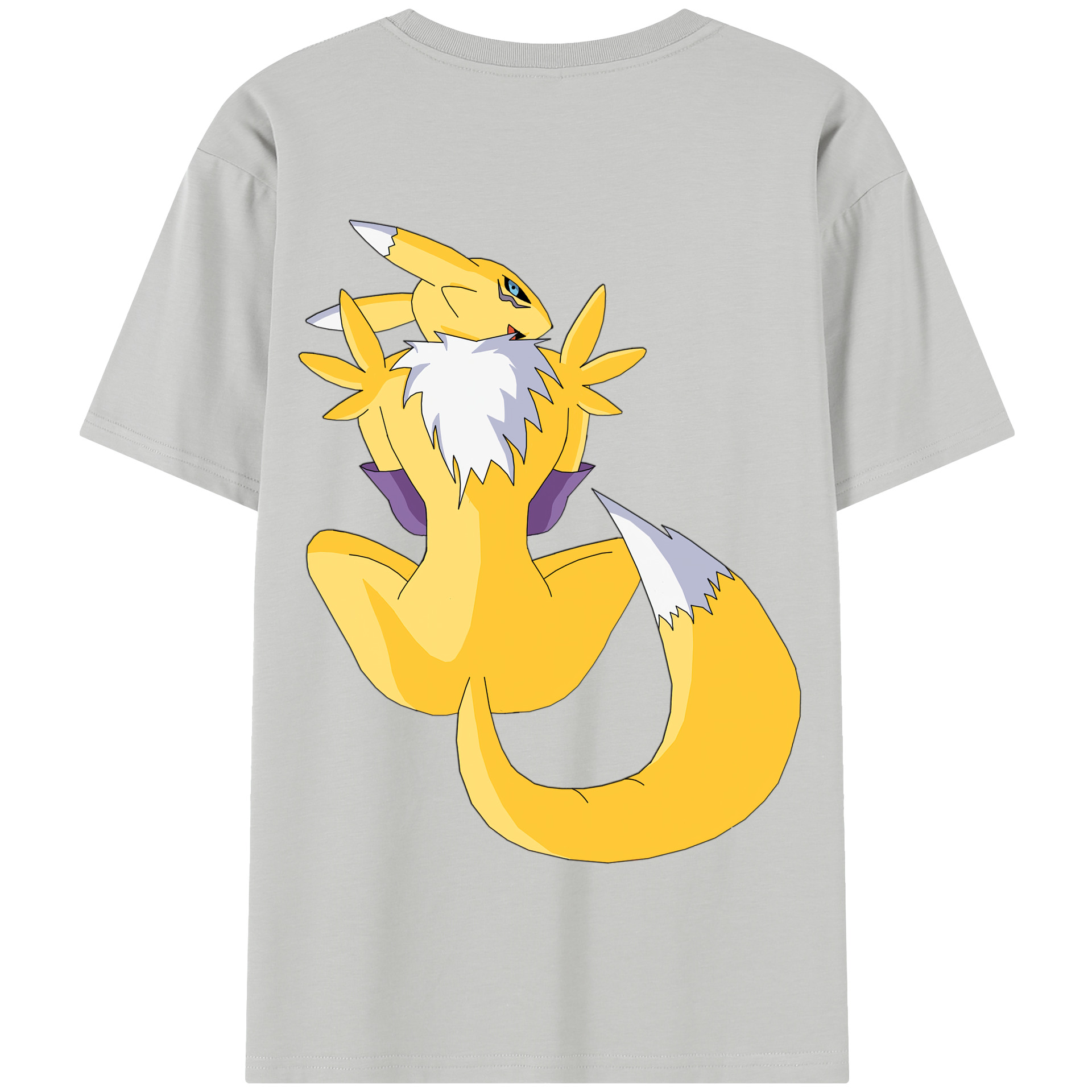 （画像用） Digimon デジタルモンスター/デジモン 綿100％半袖Tシャツ（背面プリント）