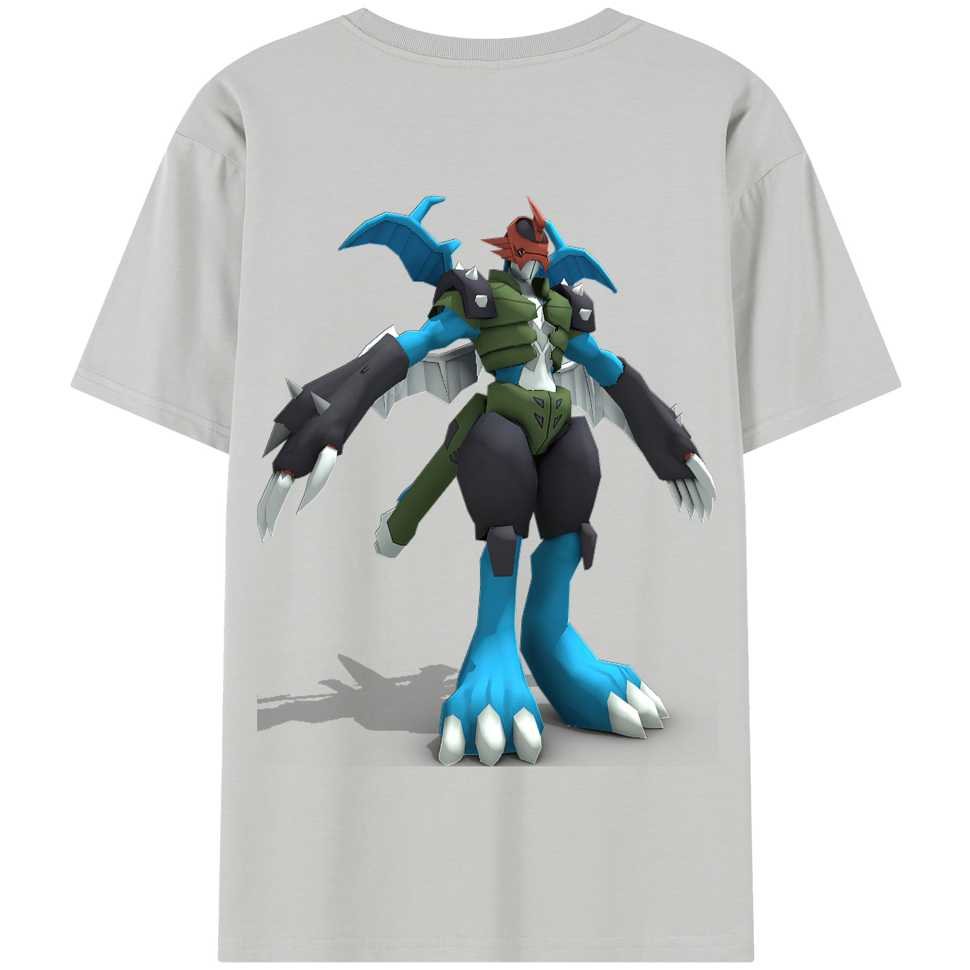 （画像用） Digimon デジタルモンスター/デジモン 綿100％半袖Tシャツ（背面プリント）