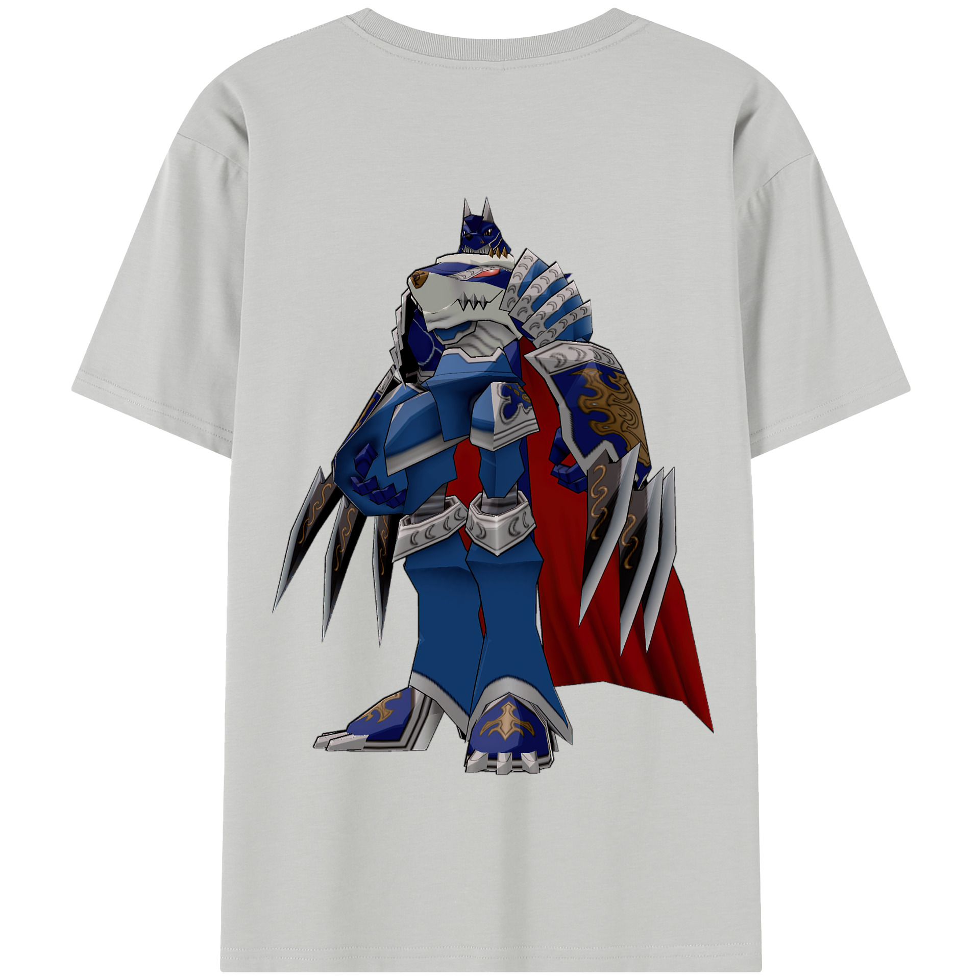 （画像用） Digimon デジタルモンスター/デジモン 綿100％半袖Tシャツ（背面プリント）