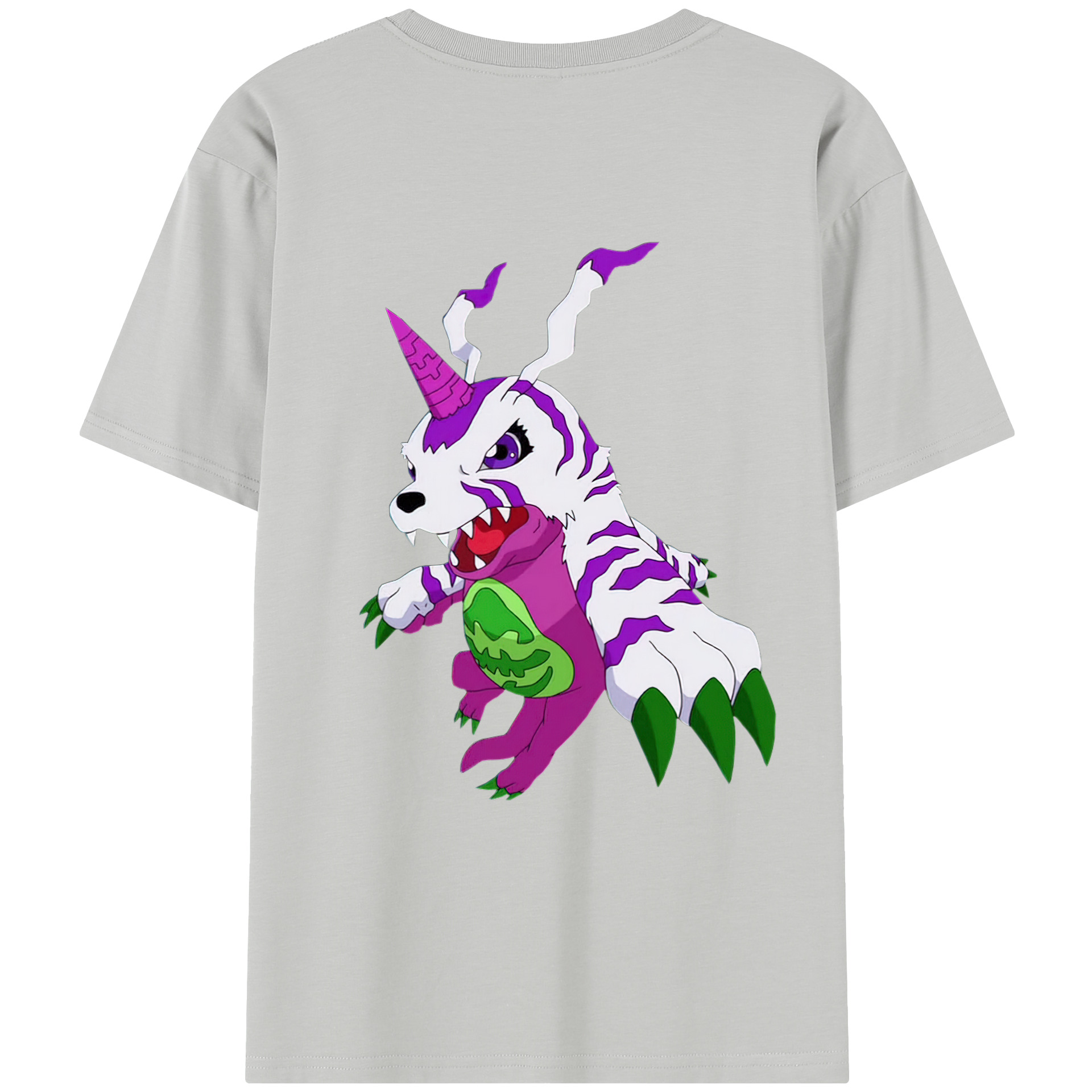 （画像用） Digimon デジタルモンスター/デジモン 綿100％半袖Tシャツ（背面プリント）