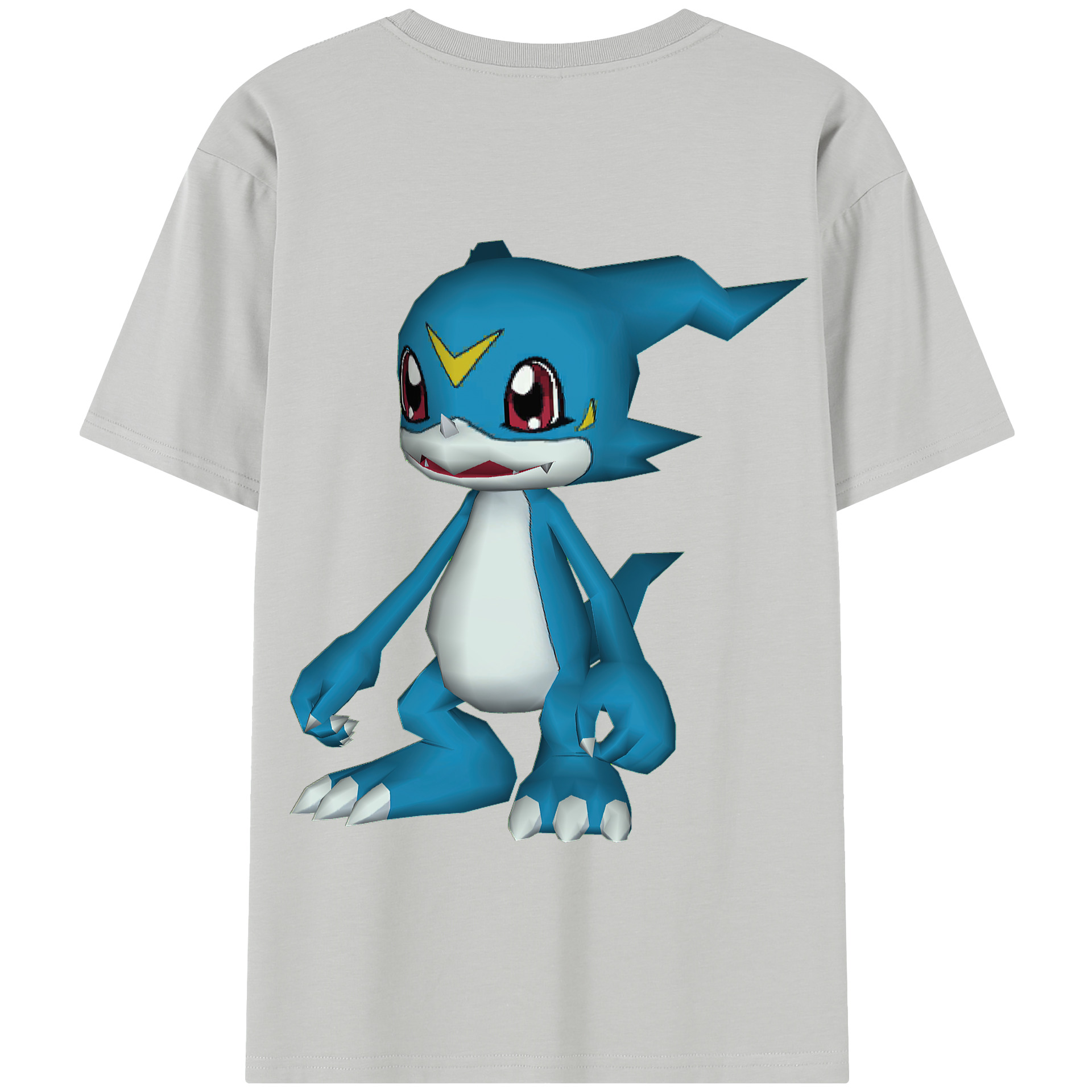 （画像用） Digimon デジタルモンスター/デジモン 綿100％半袖Tシャツ（背面プリント）