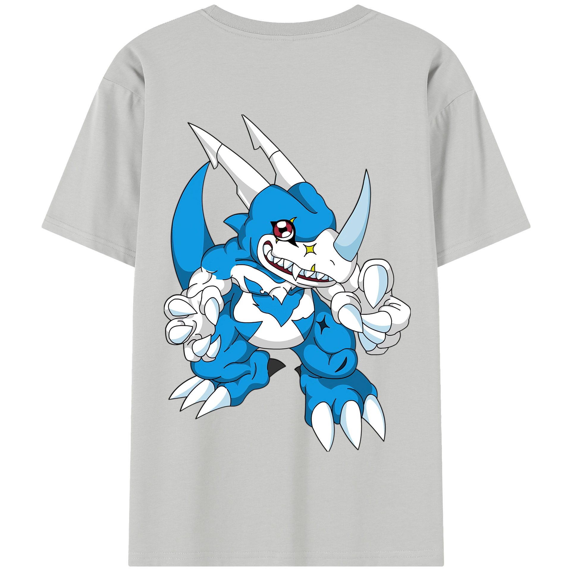 （画像用） Digimon デジタルモンスター/デジモン 綿100％半袖Tシャツ（背面プリント）
