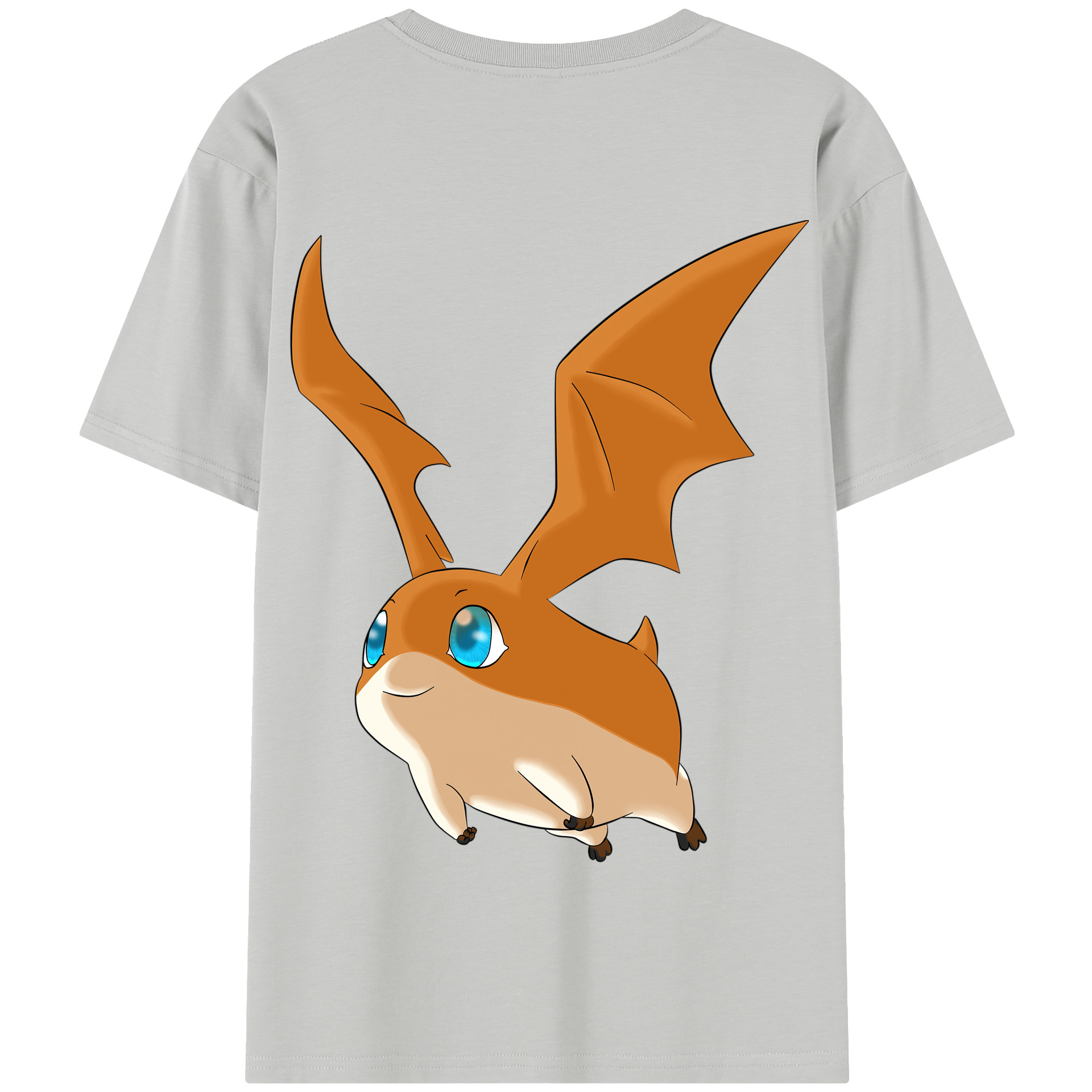 （画像用） Digimon デジタルモンスター/デジモン 綿100％半袖Tシャツ（背面プリント）