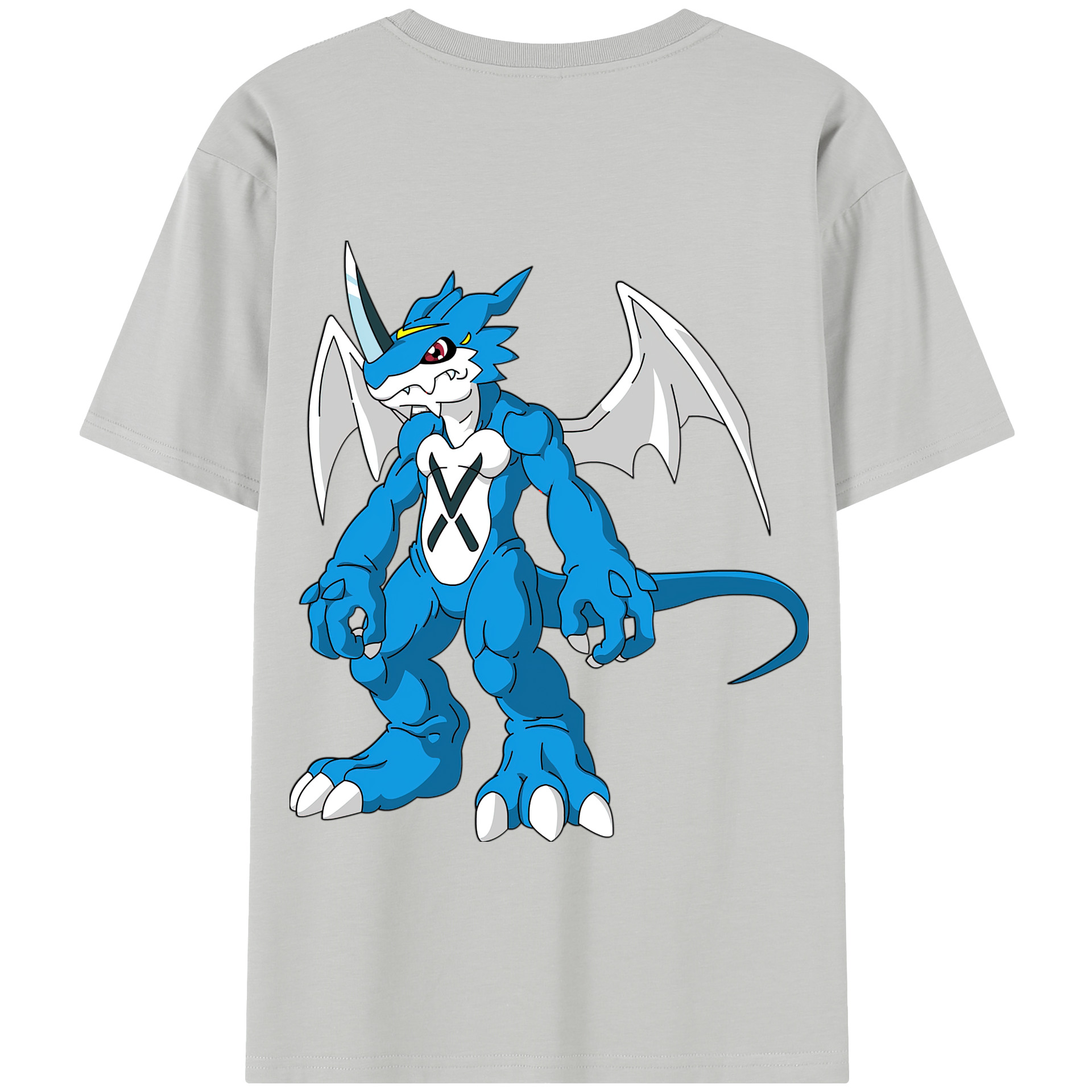 （画像用） Digimon デジタルモンスター/デジモン 綿100％半袖Tシャツ（背面プリント）