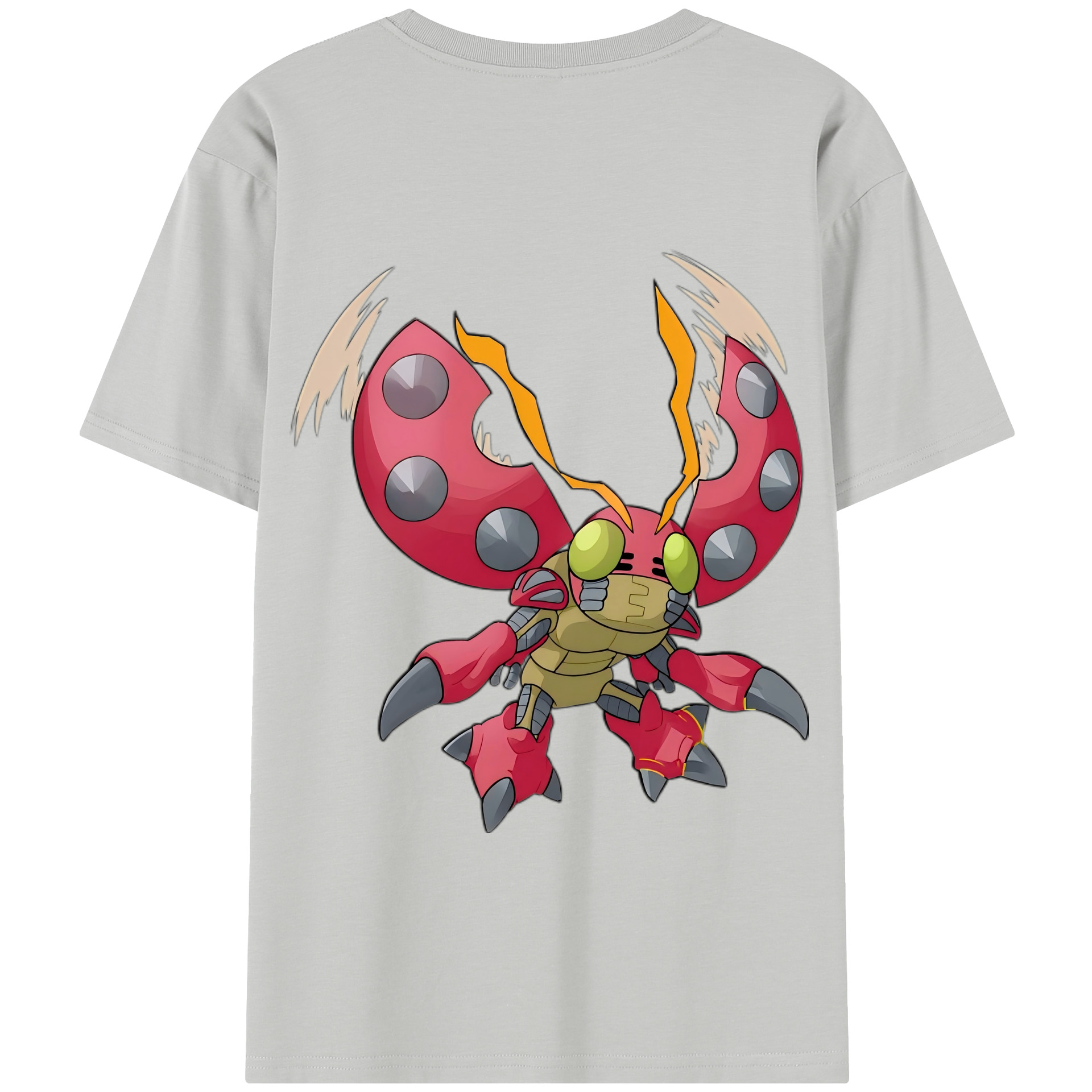 （画像用） Digimon デジタルモンスター/デジモン 綿100％半袖Tシャツ（背面プリント）