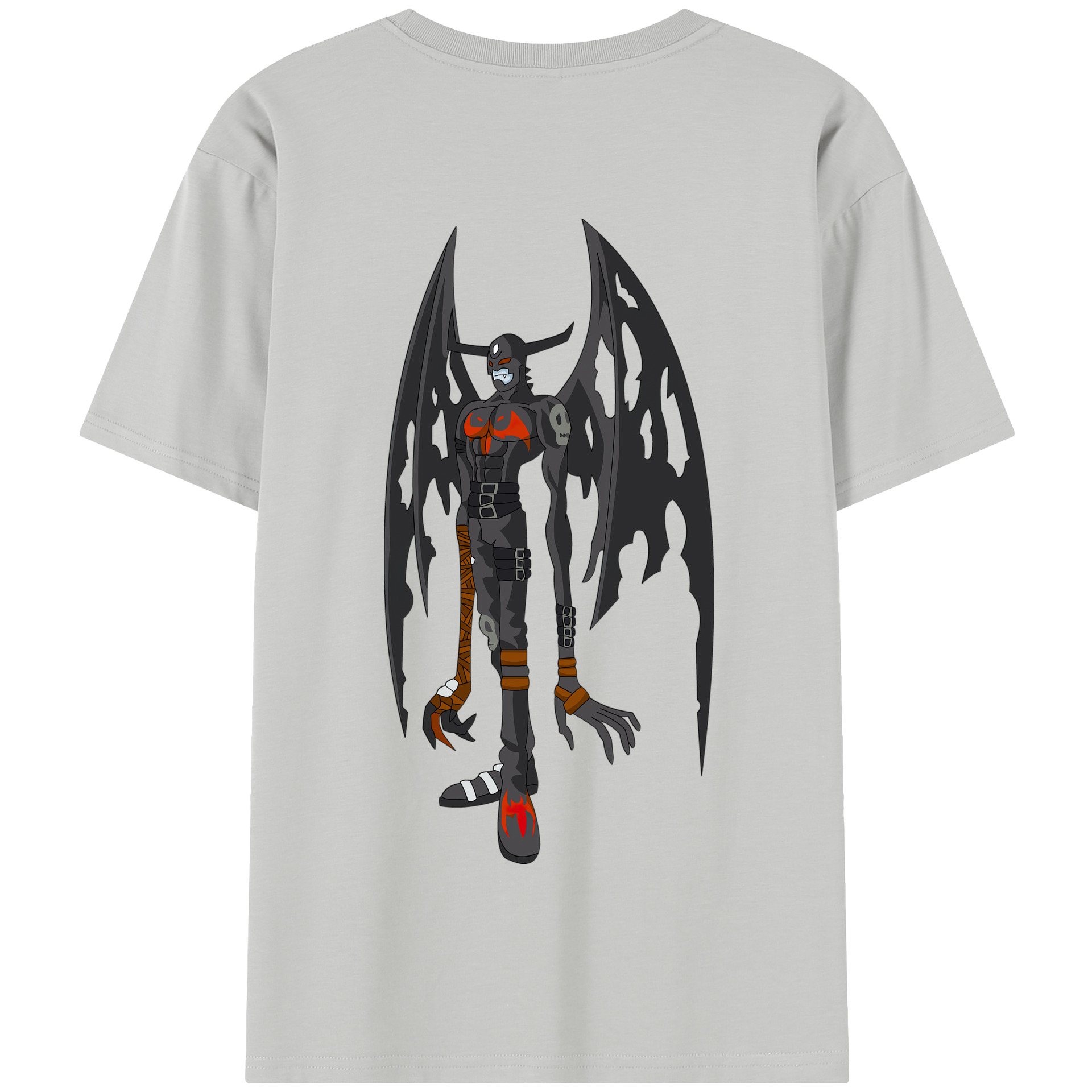 （画像用） Digimon デジタルモンスター/デジモン 綿100％半袖Tシャツ（背面プリント）