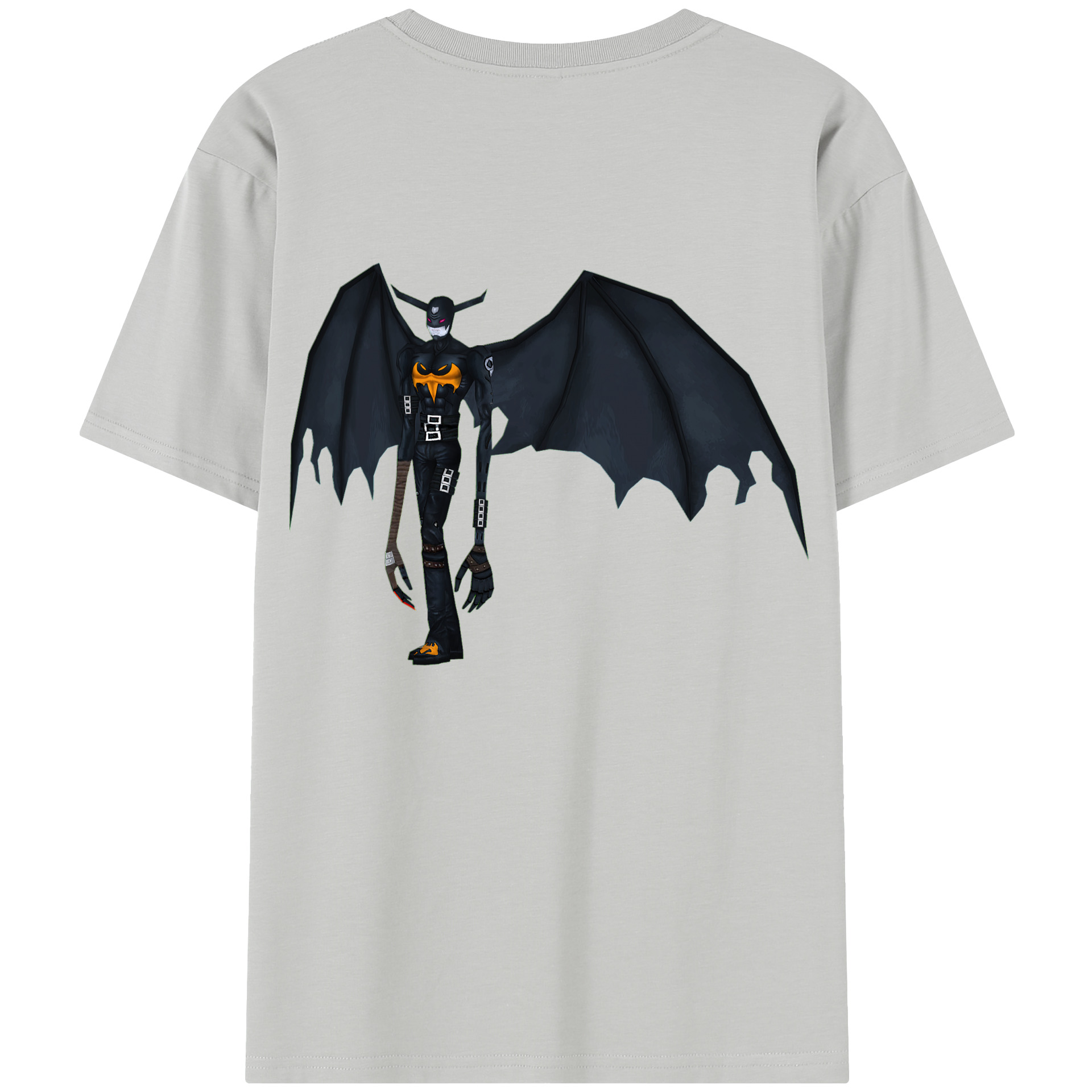 （画像用） Digimon デジタルモンスター/デジモン 綿100％半袖Tシャツ（背面プリント）