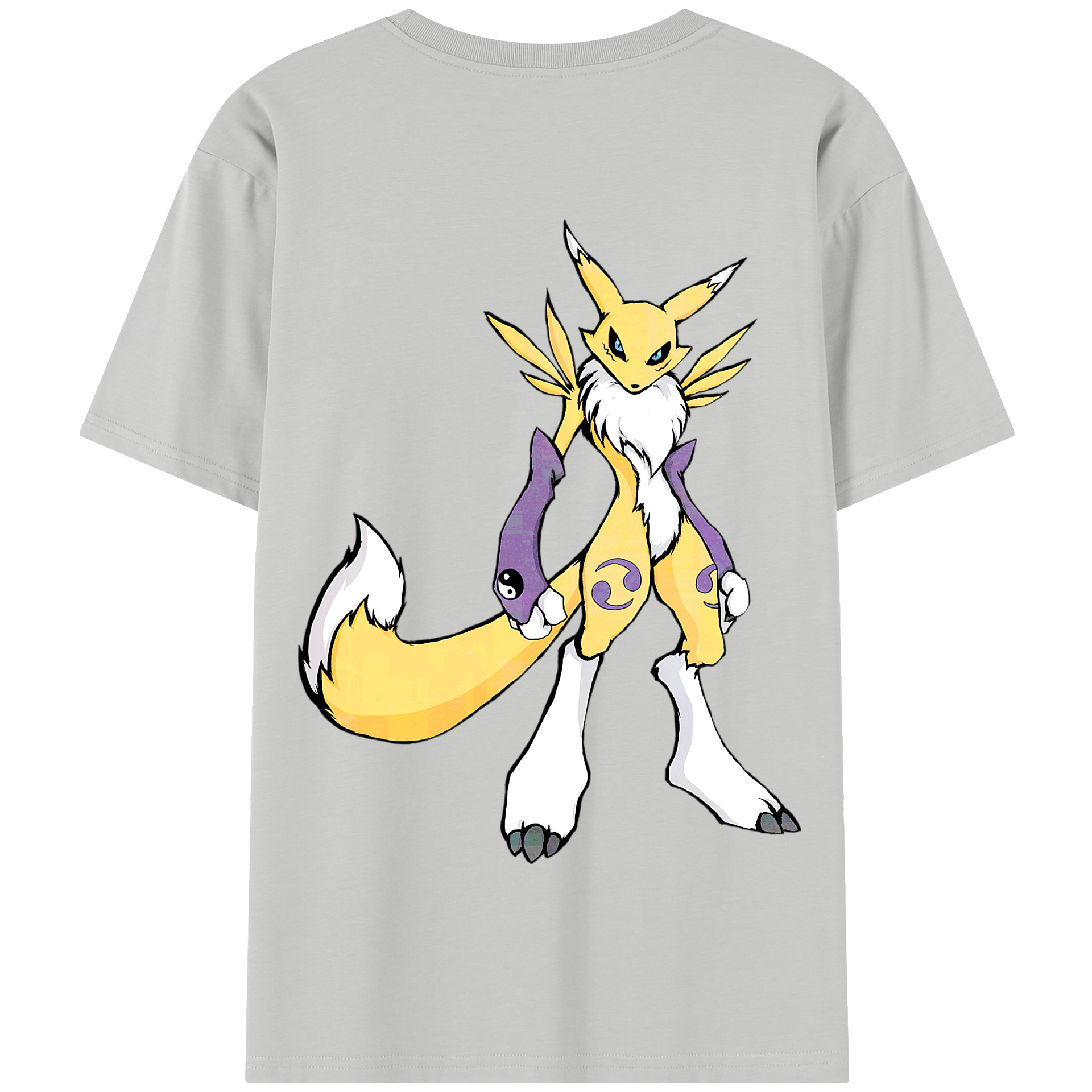 （画像用） Digimon デジタルモンスター/デジモン 綿100％半袖Tシャツ（背面プリント）