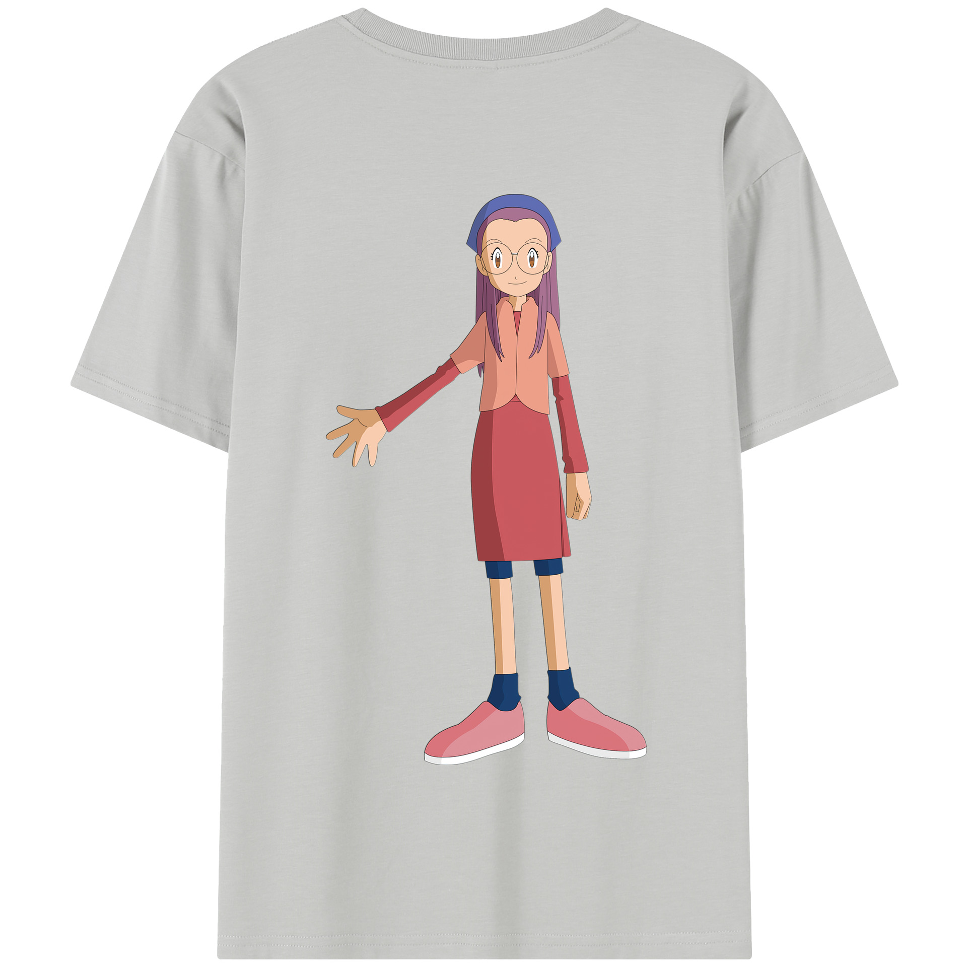 （画像用） Digimon デジタルモンスター/デジモン 綿100％半袖Tシャツ（背面プリント）