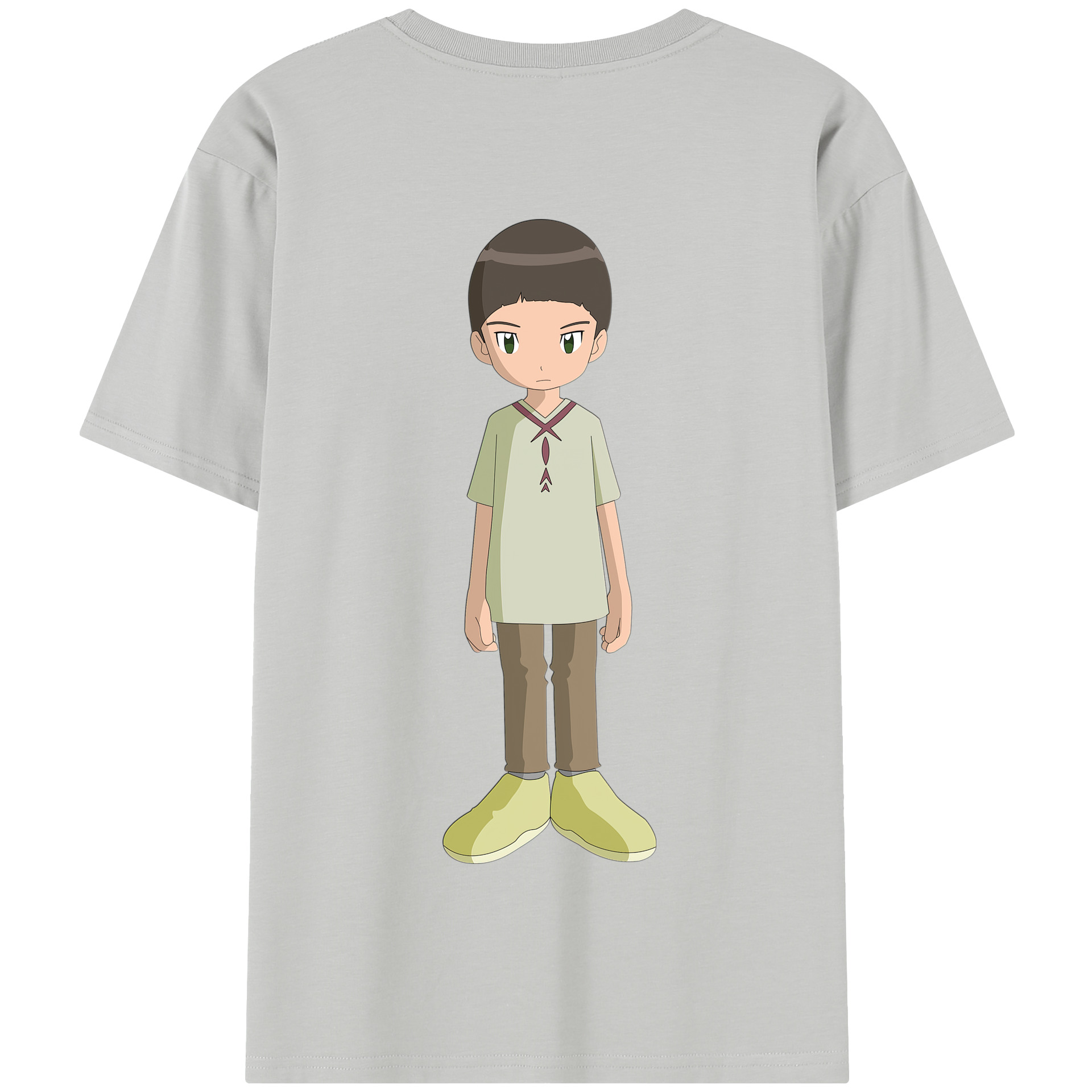 （画像用） Digimon デジタルモンスター/デジモン 綿100％半袖Tシャツ（背面プリント）