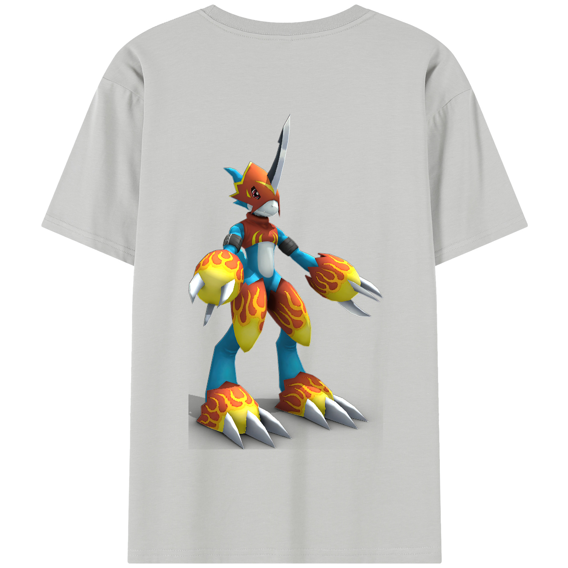（画像用） Digimon デジタルモンスター/デジモン 綿100％半袖Tシャツ（背面プリント）