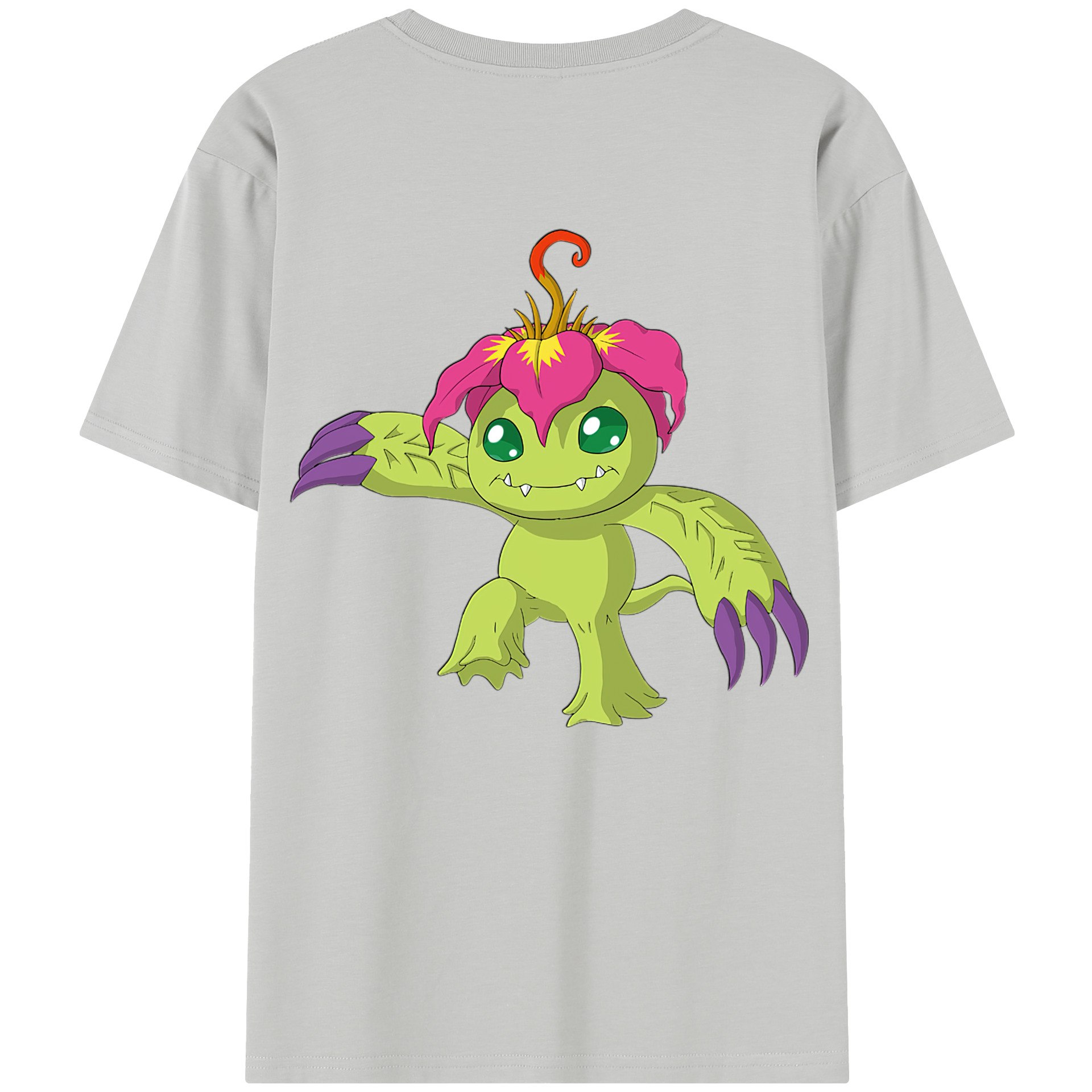 （画像用） Digimon デジタルモンスター/デジモン 綿100％半袖Tシャツ（背面プリント）