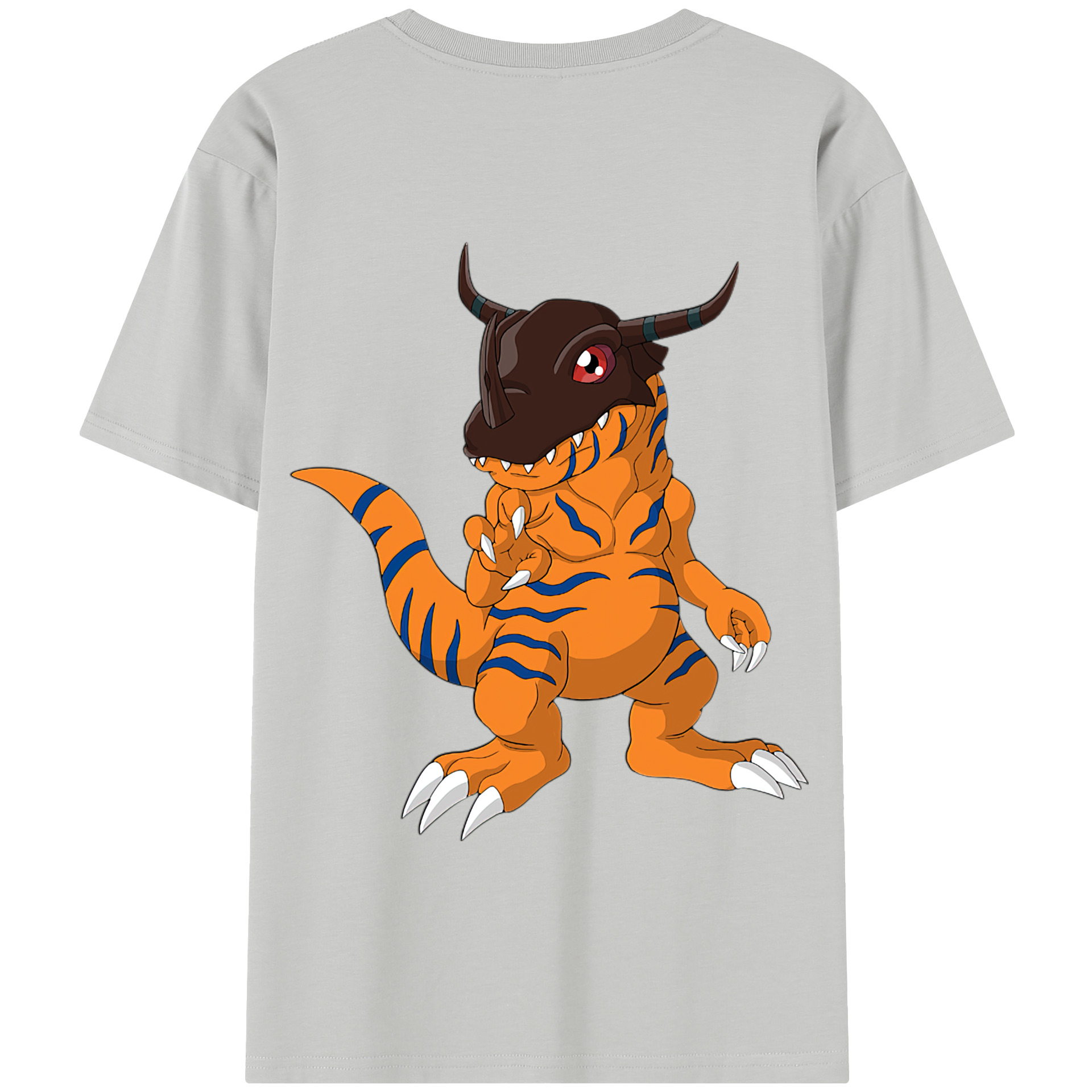 （画像用） Digimon デジタルモンスター/デジモン 綿100％半袖Tシャツ（背面プリント）