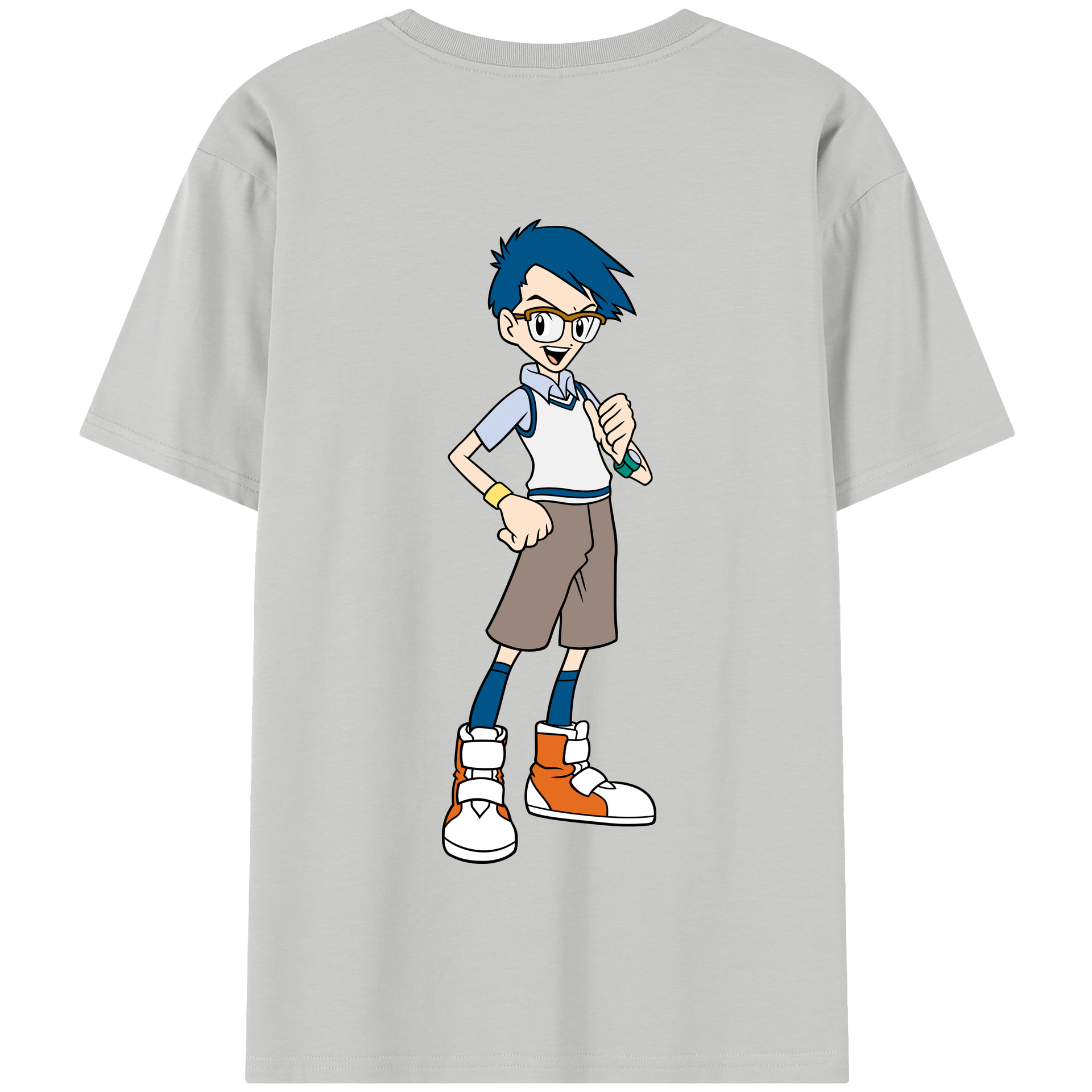 （画像用） Digimon デジタルモンスター/デジモン 綿100％半袖Tシャツ（背面プリント）
