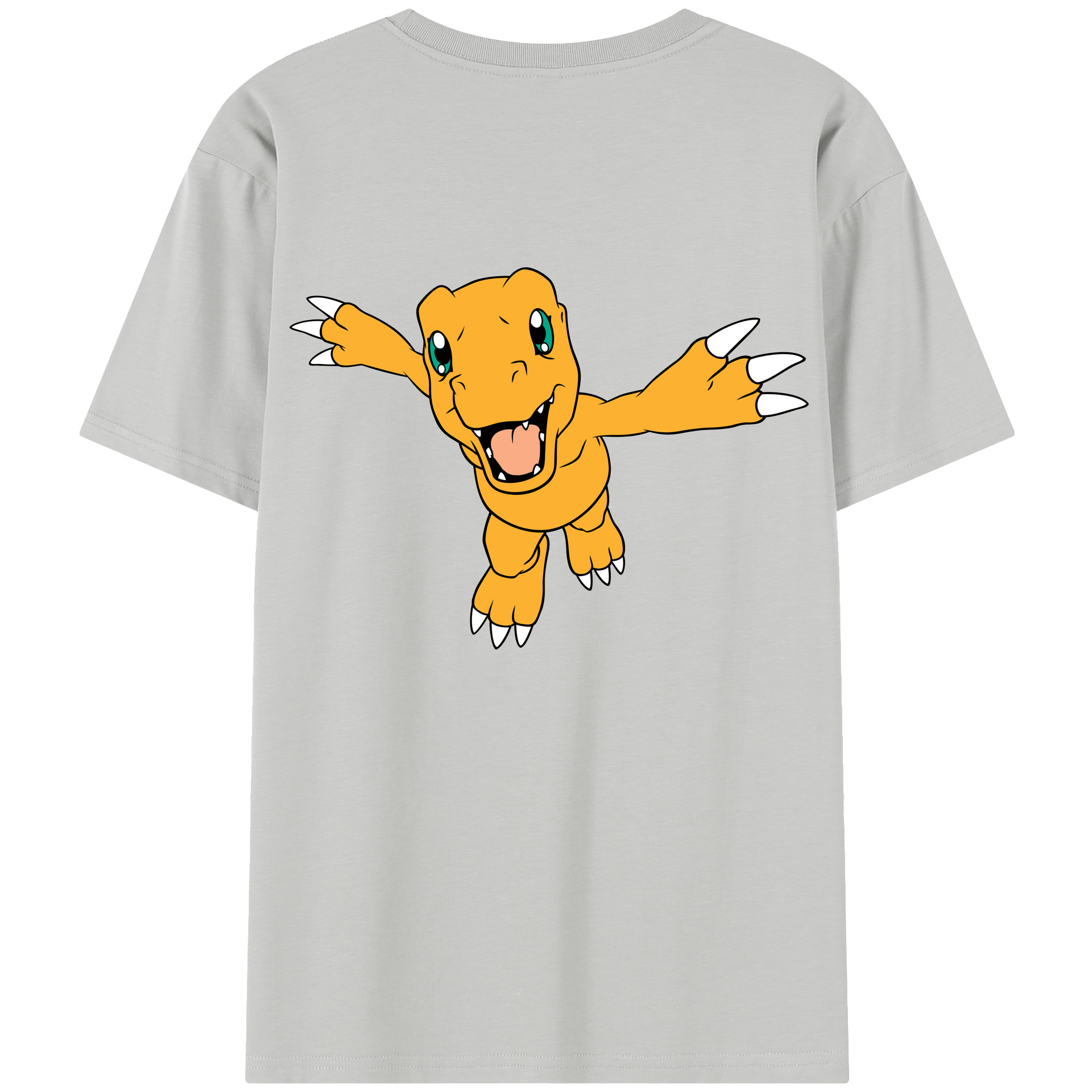 （画像用） Digimon デジタルモンスター/デジモン 綿100％半袖Tシャツ（背面プリント）