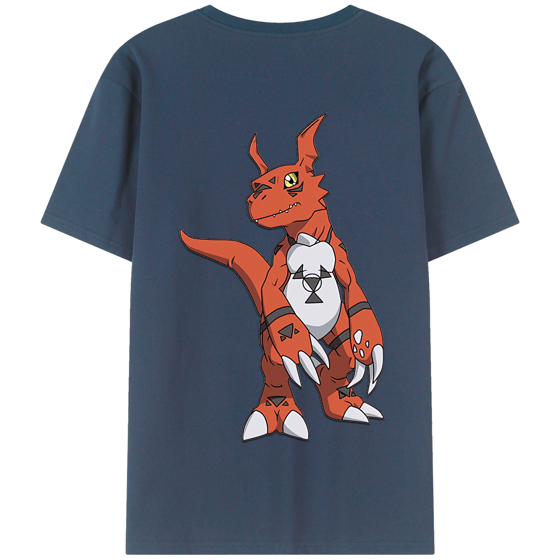 （画像用） Digimon デジタルモンスター/デジモン 綿100％半袖Tシャツ（背面プリント）