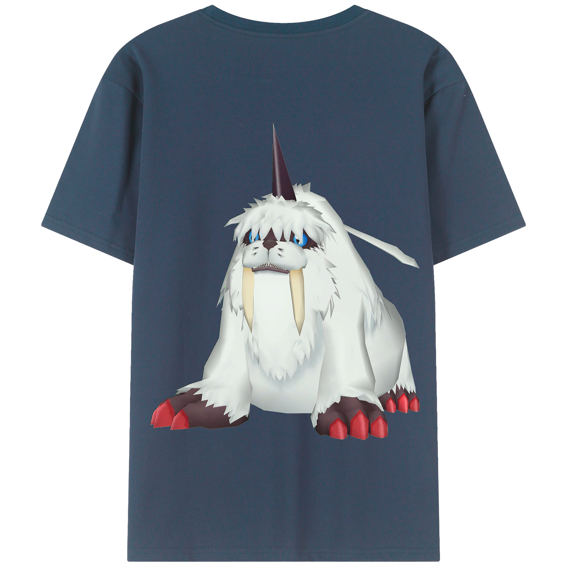 （画像用） Digimon デジタルモンスター/デジモン 綿100％半袖Tシャツ（背面プリント）