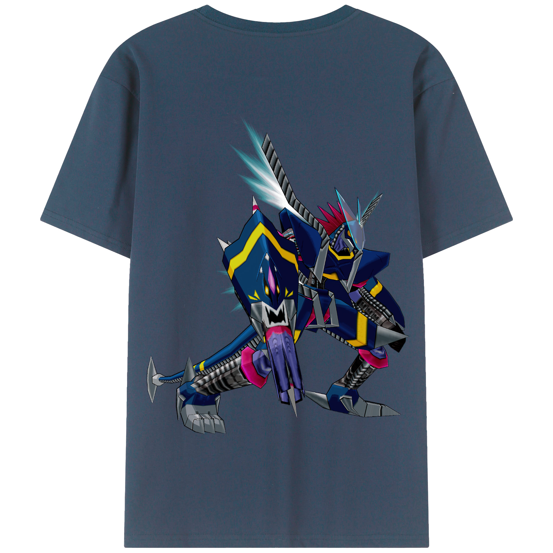（画像用） Digimon デジタルモンスター/デジモン 綿100％半袖Tシャツ（背面プリント）