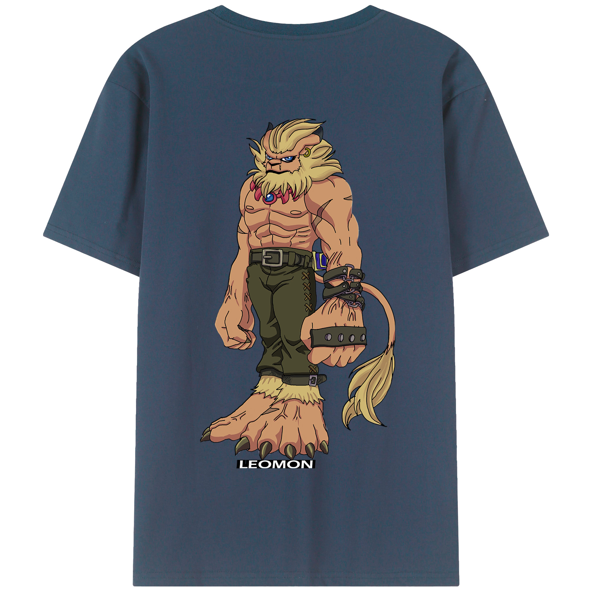 （画像用） Digimon デジタルモンスター/デジモン 綿100％半袖Tシャツ（背面プリント）