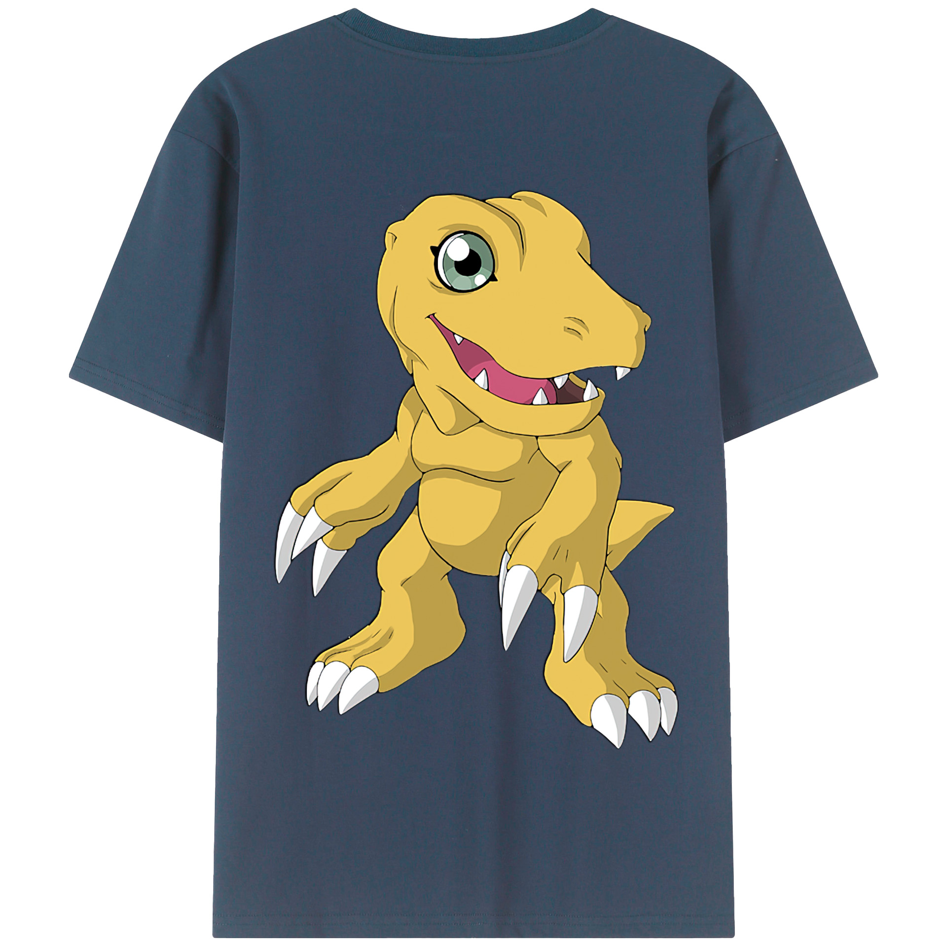 （画像用） Digimon デジタルモンスター/デジモン 綿100％半袖Tシャツ（背面プリント）