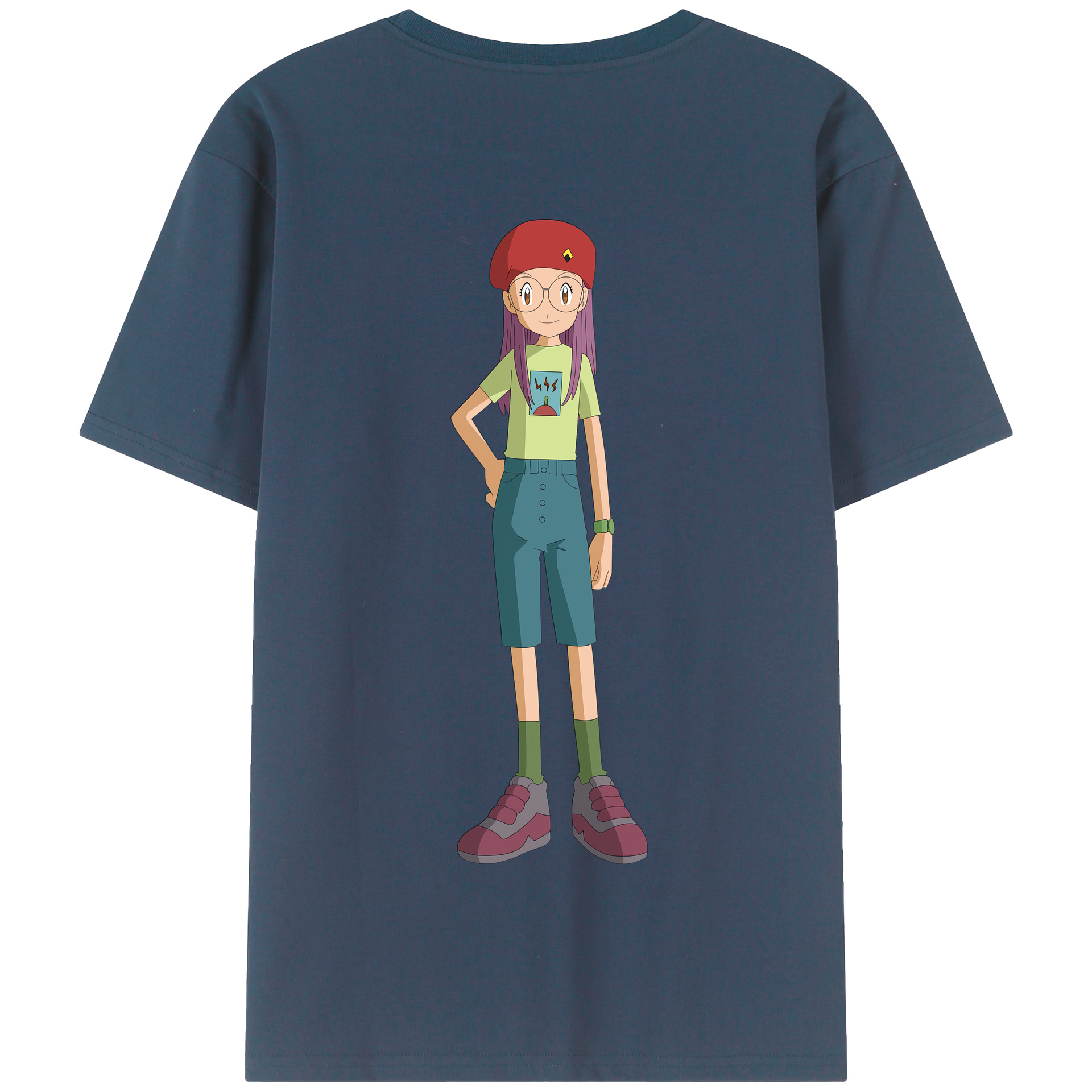 （画像用） Digimon デジタルモンスター/デジモン 綿100％半袖Tシャツ（背面プリント）