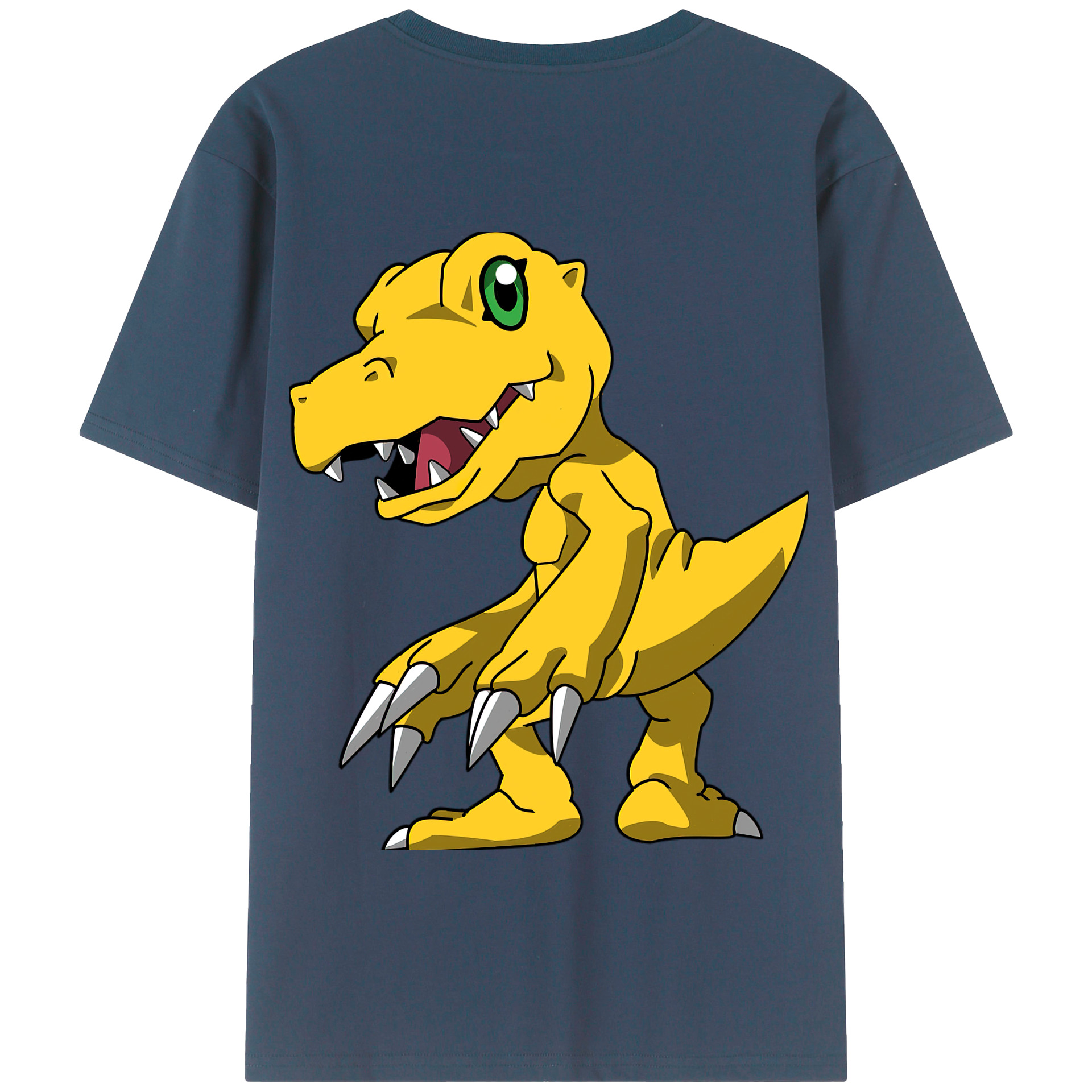 （画像用） Digimon デジタルモンスター/デジモン 綿100％半袖Tシャツ（背面プリント）