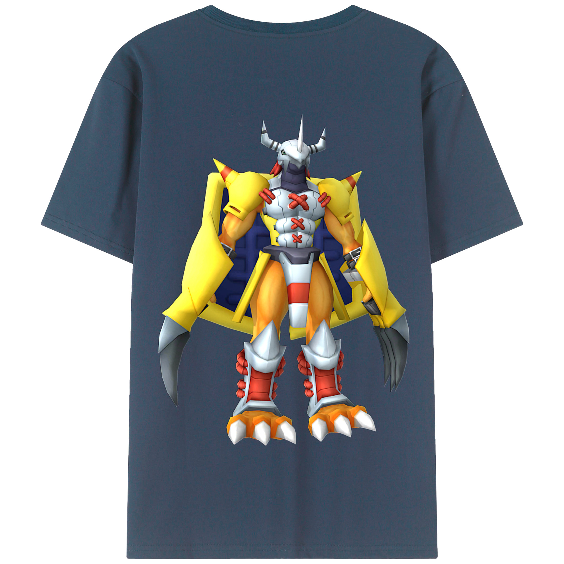 （画像用） Digimon デジタルモンスター/デジモン 綿100％半袖Tシャツ（背面プリント）