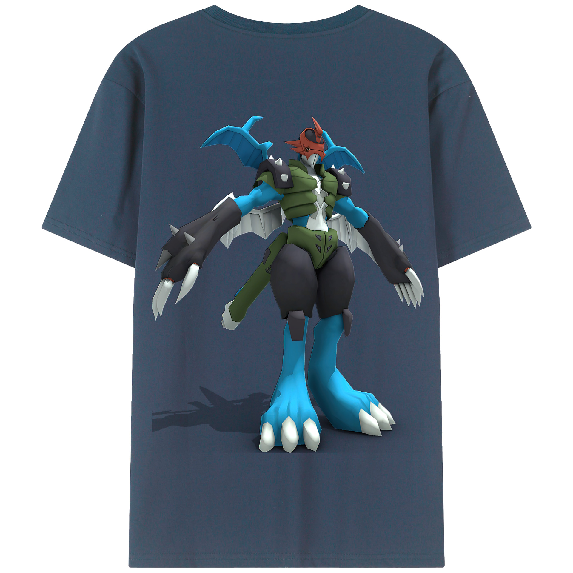 （画像用） Digimon デジタルモンスター/デジモン 綿100％半袖Tシャツ（背面プリント）