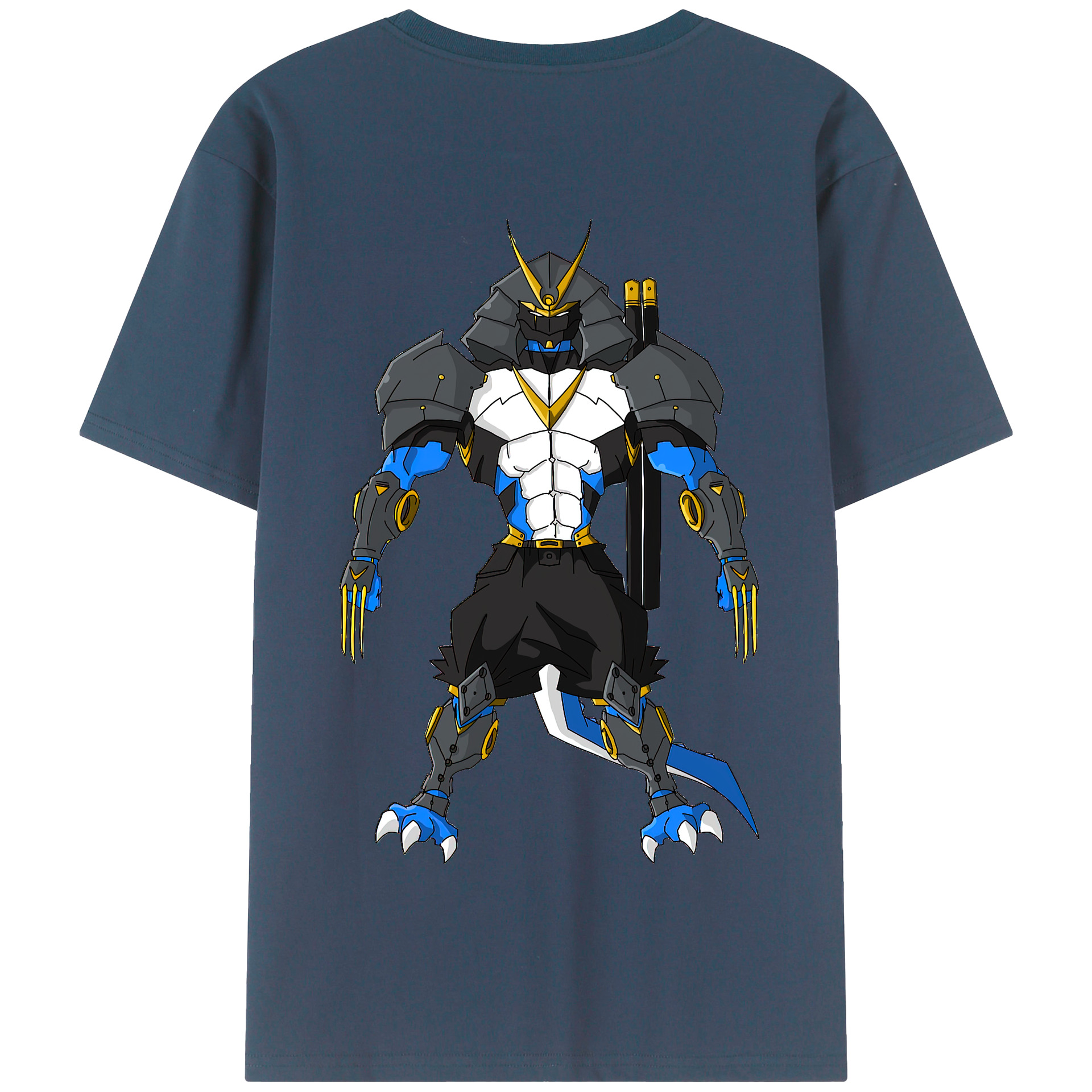 （画像用） Digimon デジタルモンスター/デジモン 綿100％半袖Tシャツ（背面プリント）