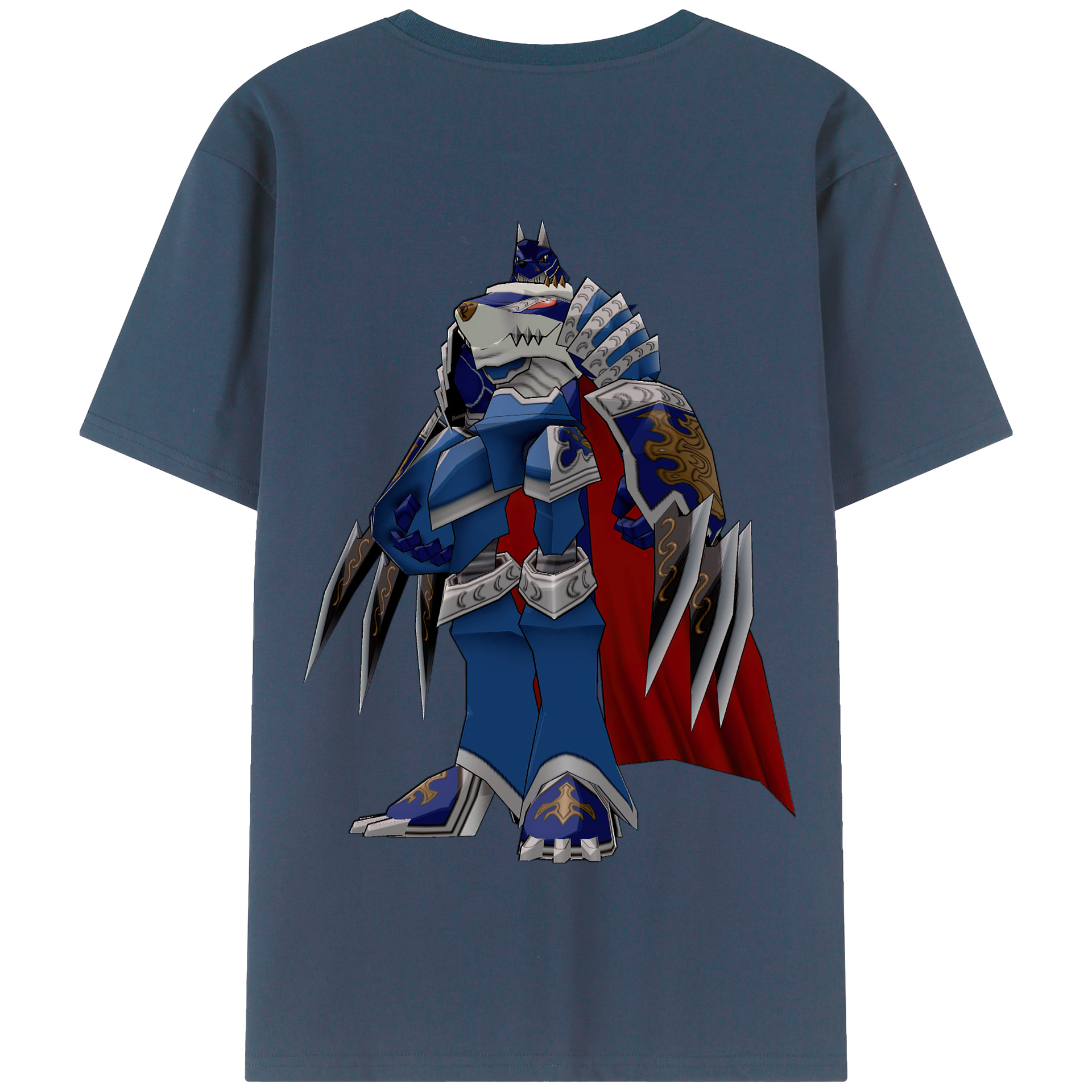 （画像用） Digimon デジタルモンスター/デジモン 綿100％半袖Tシャツ（背面プリント）