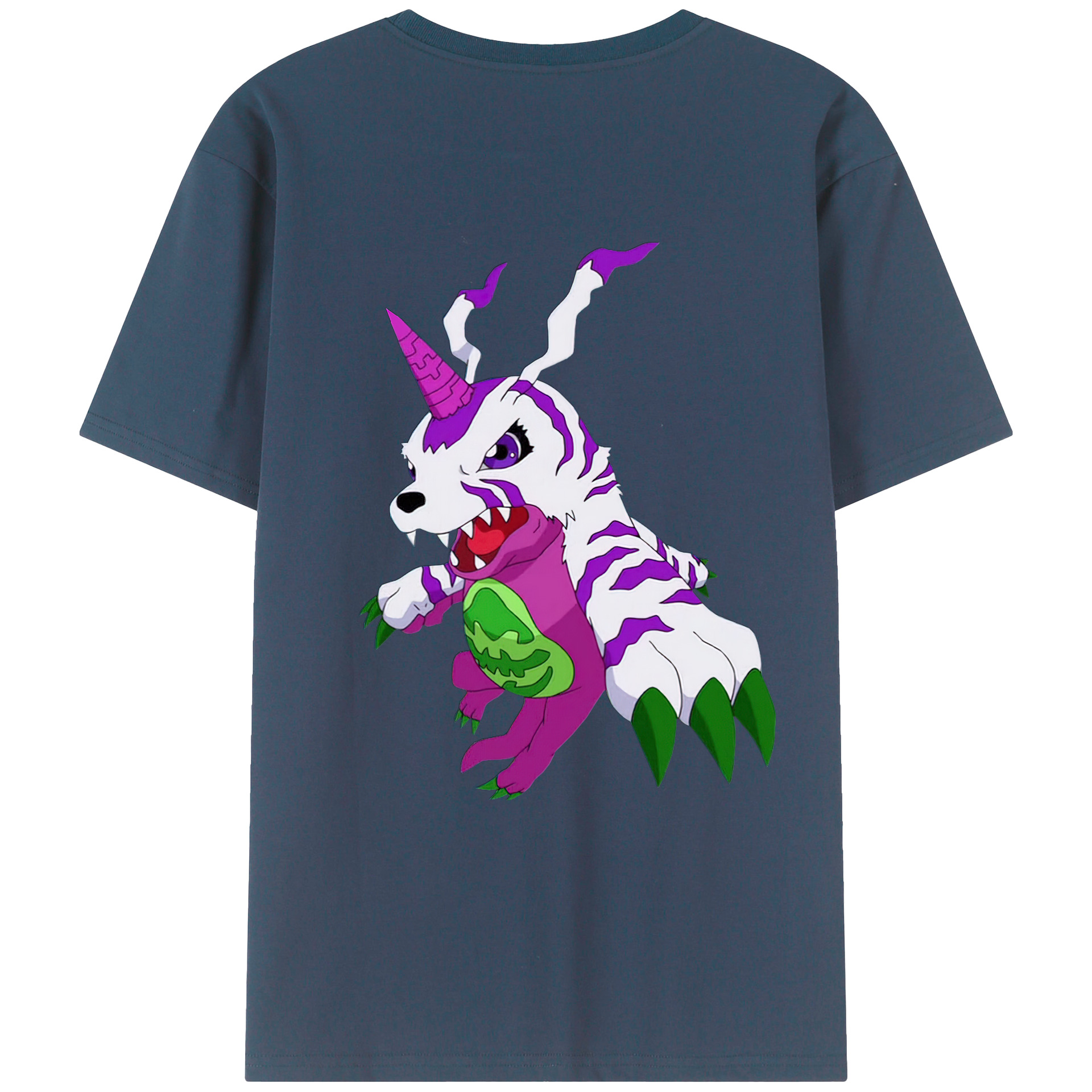 （画像用） Digimon デジタルモンスター/デジモン 綿100％半袖Tシャツ（背面プリント）