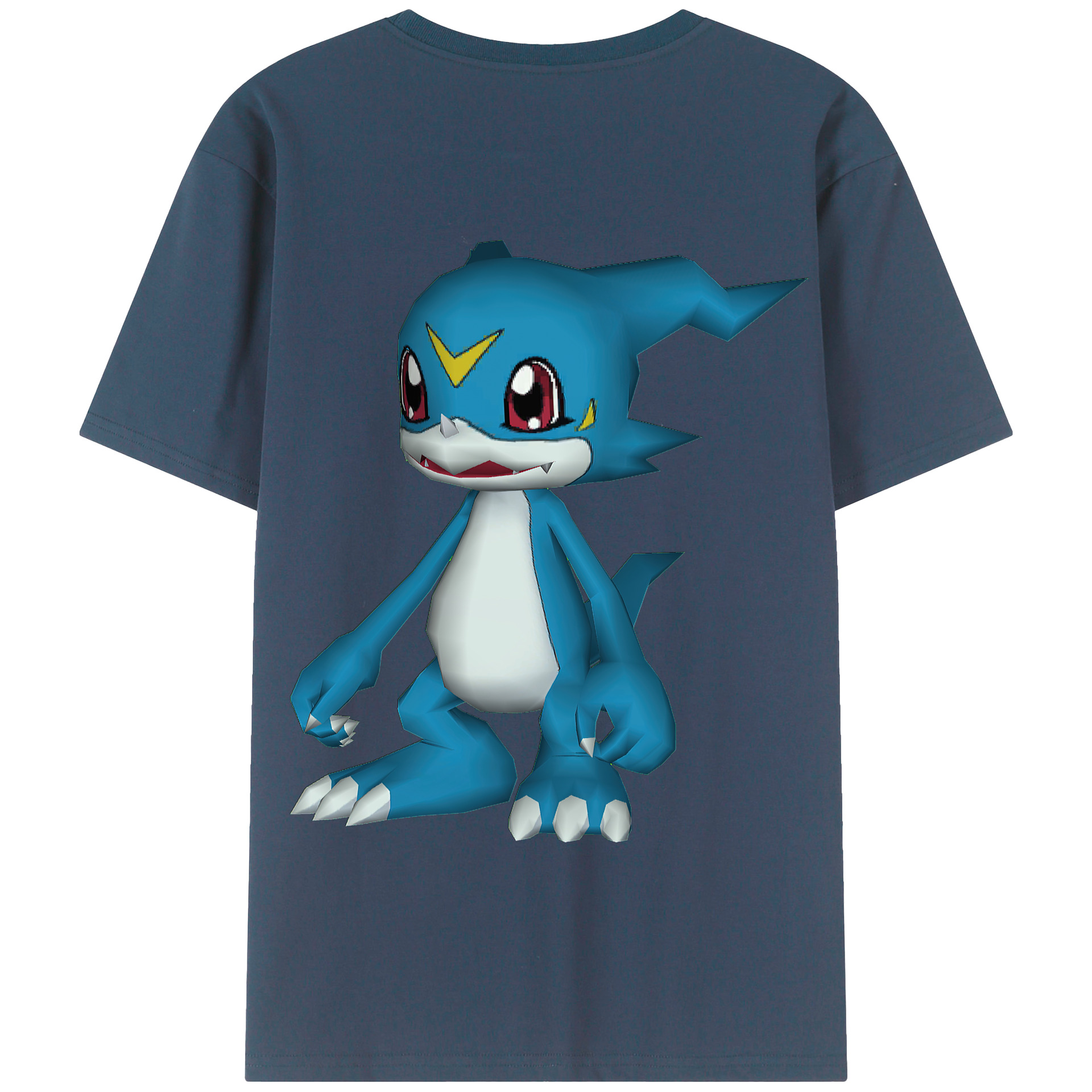 （画像用） Digimon デジタルモンスター/デジモン 綿100％半袖Tシャツ（背面プリント）