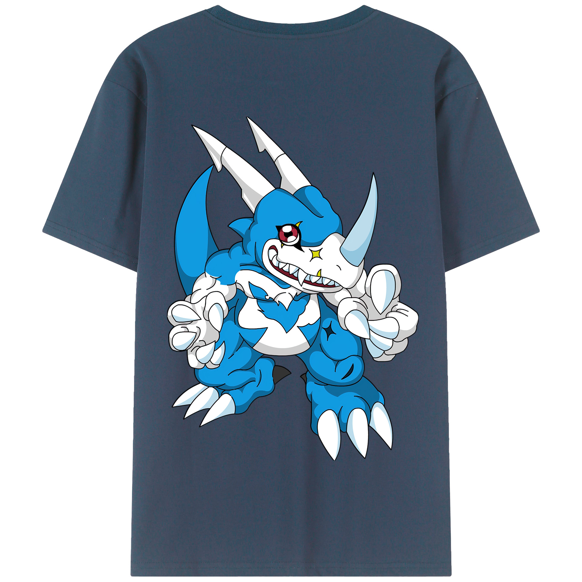 （画像用） Digimon デジタルモンスター/デジモン 綿100％半袖Tシャツ（背面プリント）