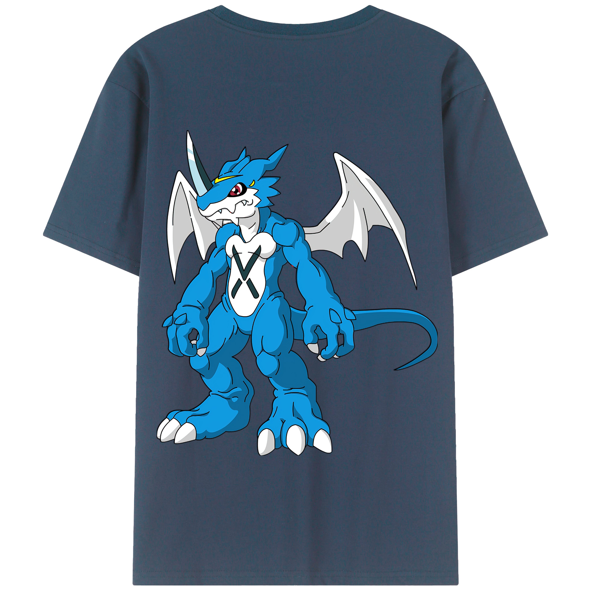 （画像用） Digimon デジタルモンスター/デジモン 綿100％半袖Tシャツ（背面プリント）