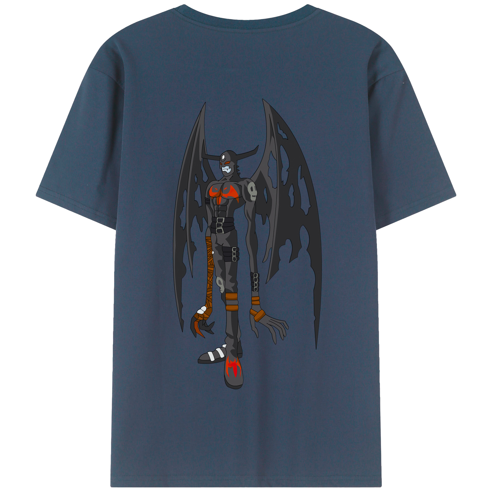 （画像用） Digimon デジタルモンスター/デジモン 綿100％半袖Tシャツ（背面プリント）