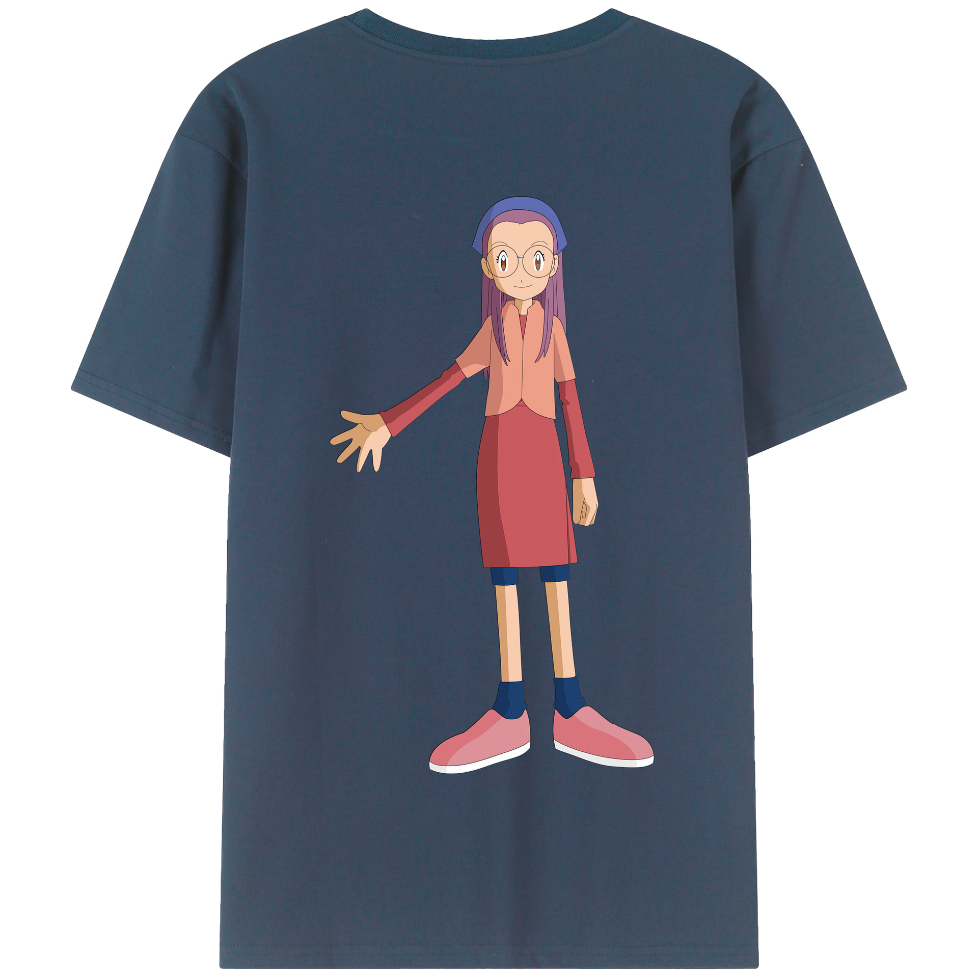 （画像用） Digimon デジタルモンスター/デジモン 綿100％半袖Tシャツ（背面プリント）